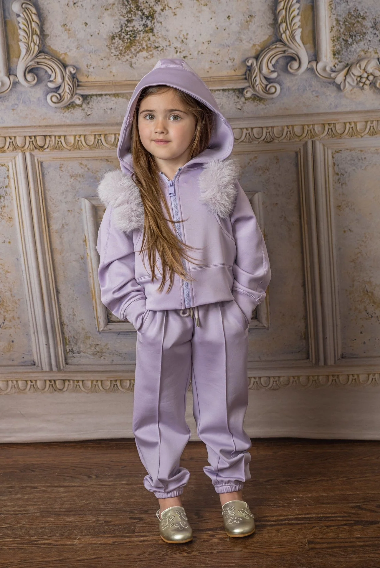Lavender Girls’ Track Suit - Image 5
