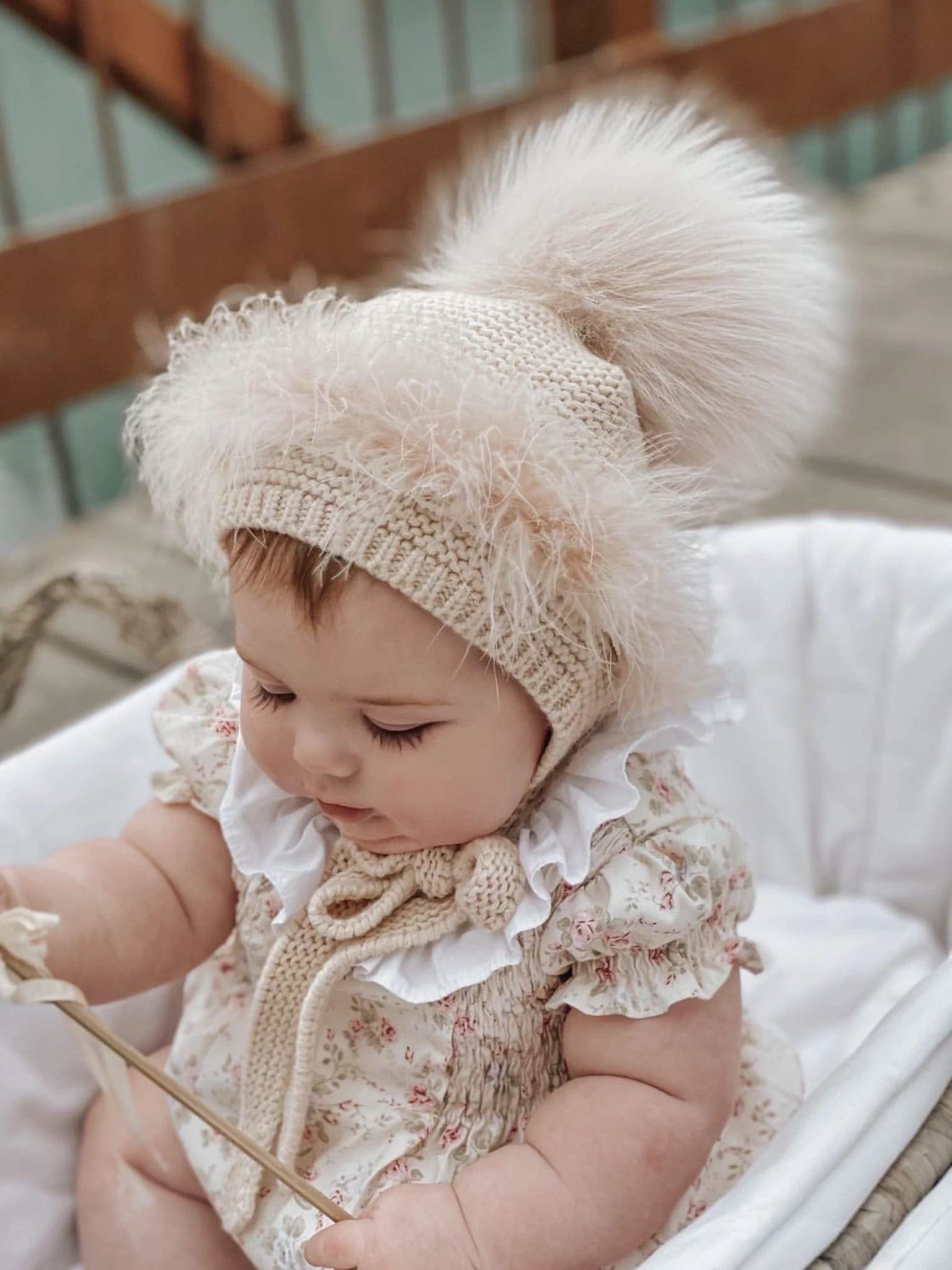 Lion Bonnet Pink - Image 3
