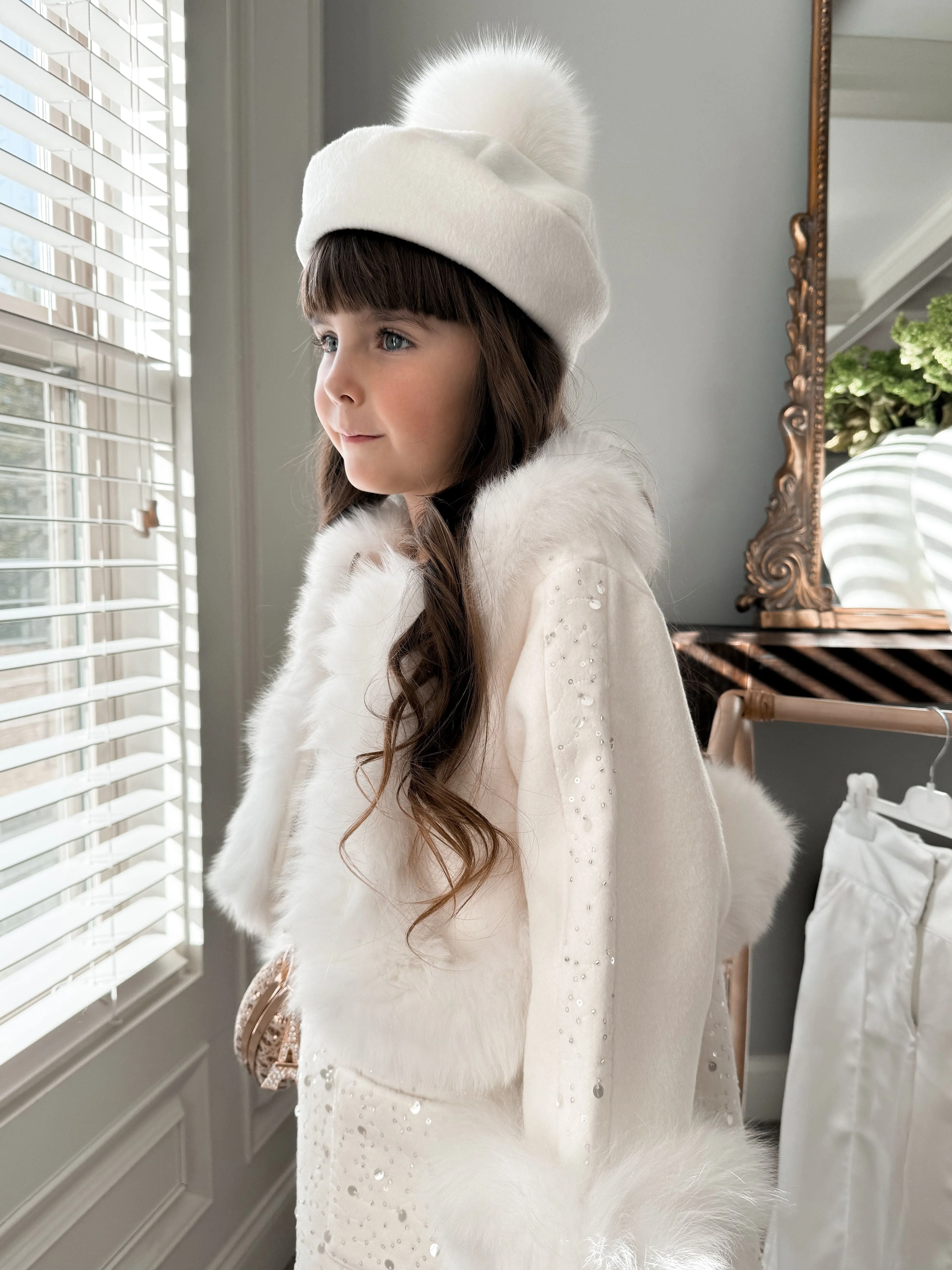 Marshmallow Wool Beret - Image 12
