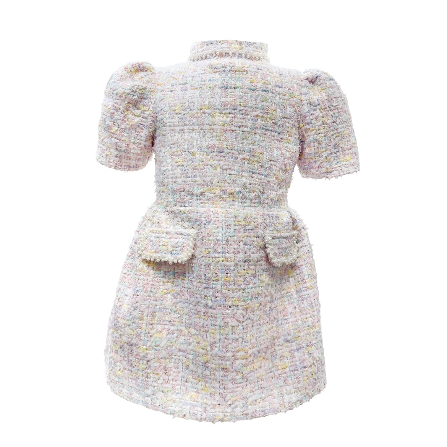 Meadow Yellow Tweed Dress