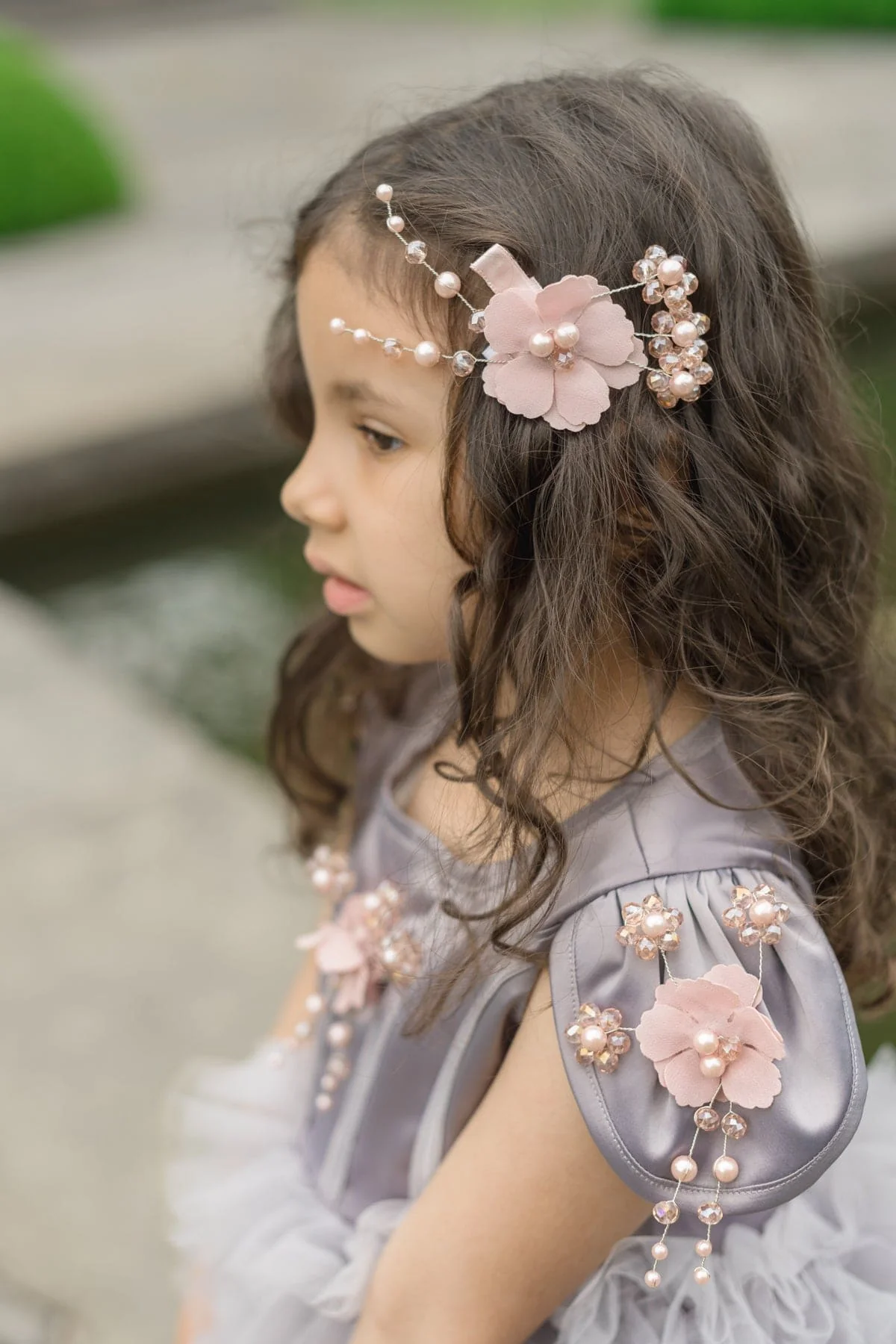 Mia Flower Hair Clip - Image 4