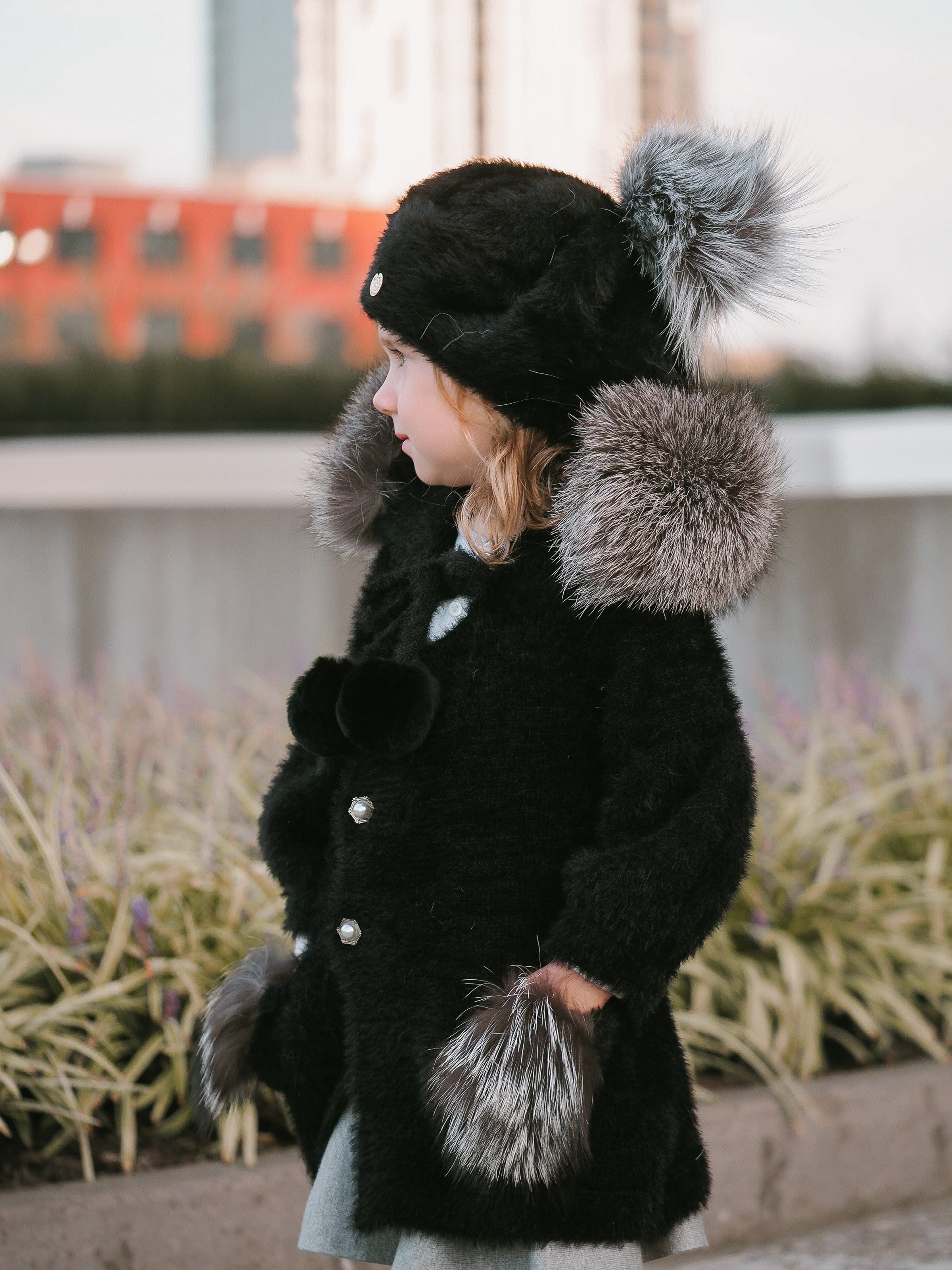 Milana Noir Sweater Coat - Image 10