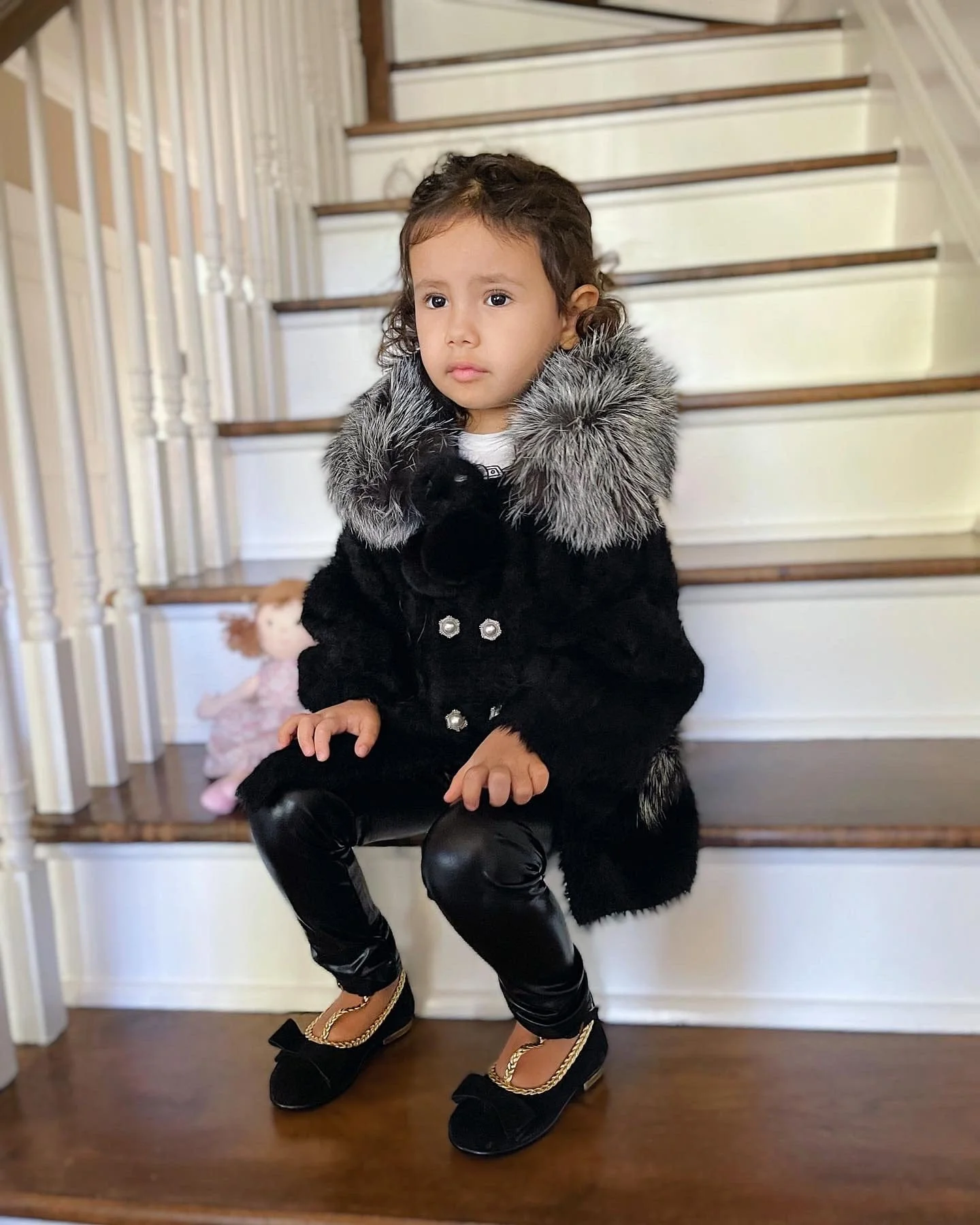 Milana Noir Sweater Coat - Image 11