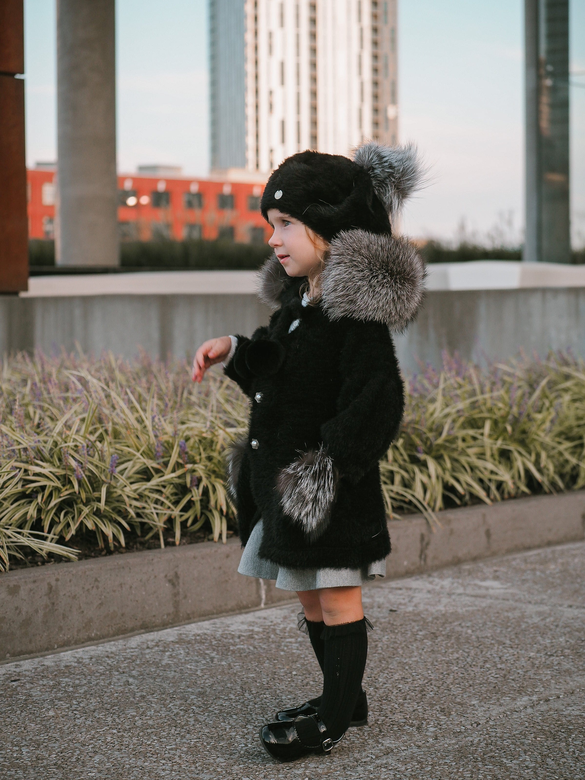 Milana Noir Sweater Coat - Image 14