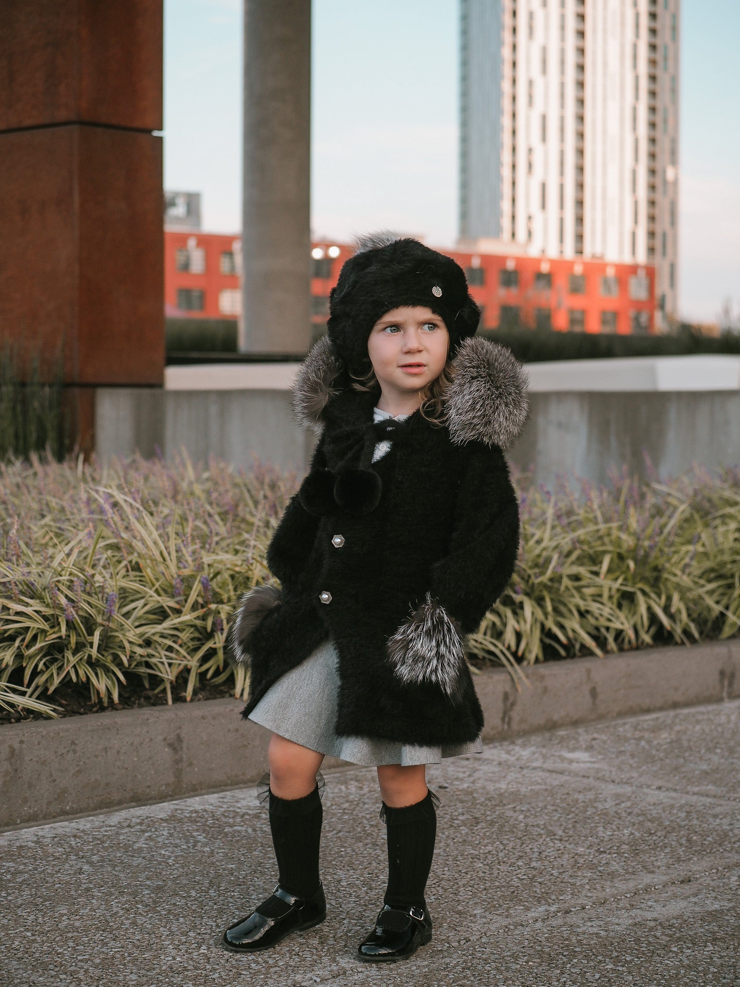 Milana Noir Sweater Coat - Image 17
