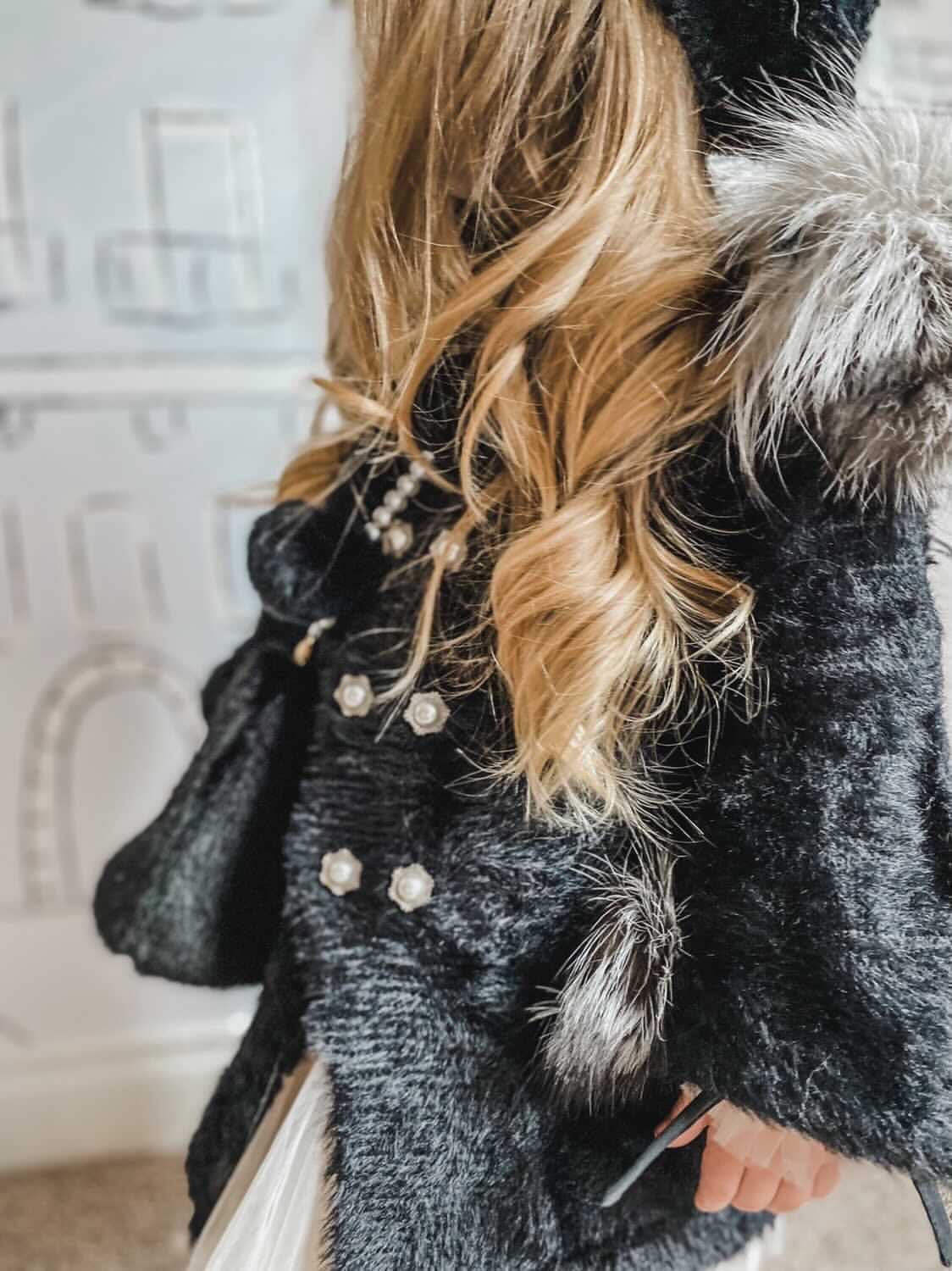 Milana Noir Sweater Coat - Image 8