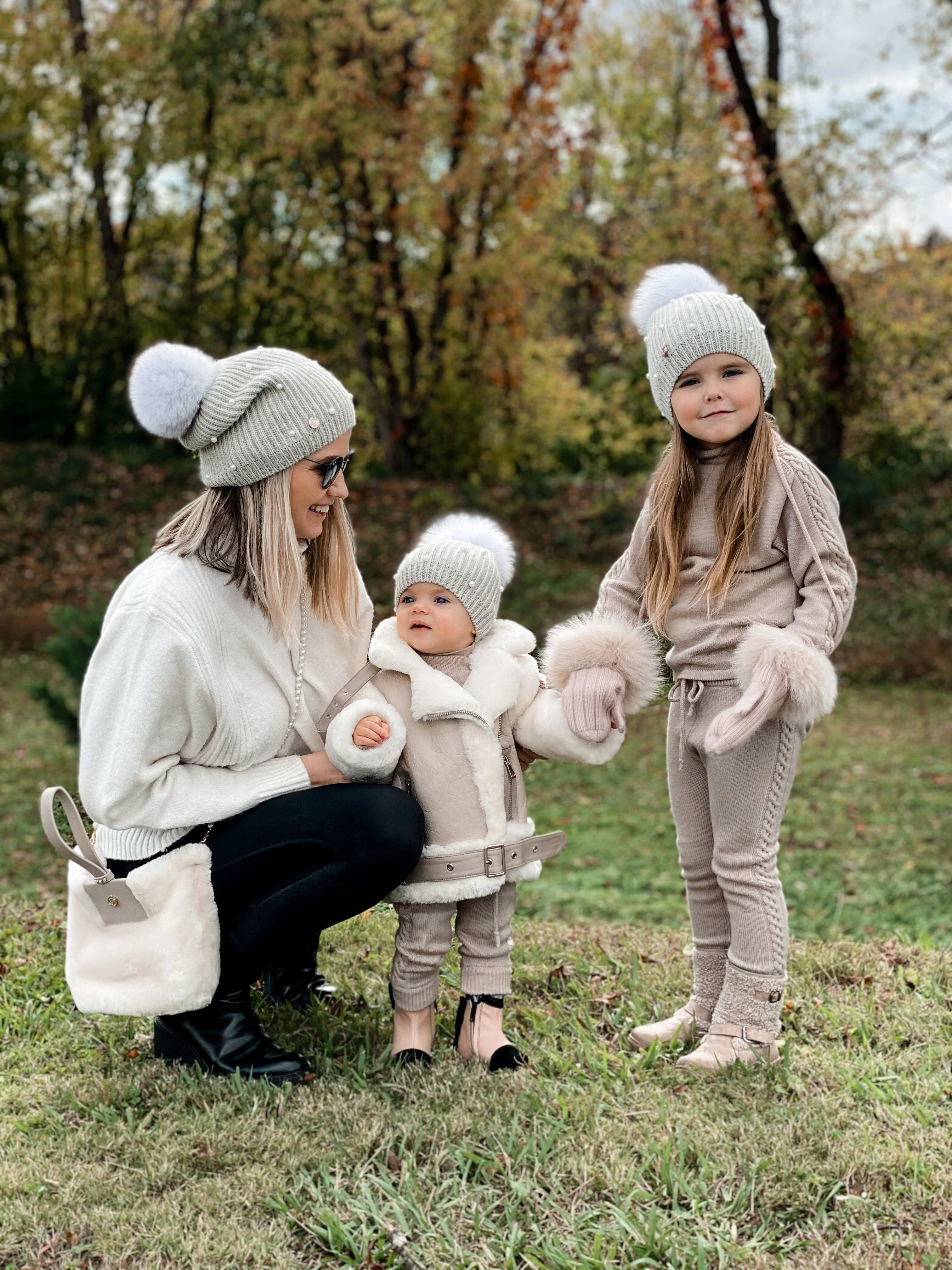 Pearl Angora Adult Hat - Image 8