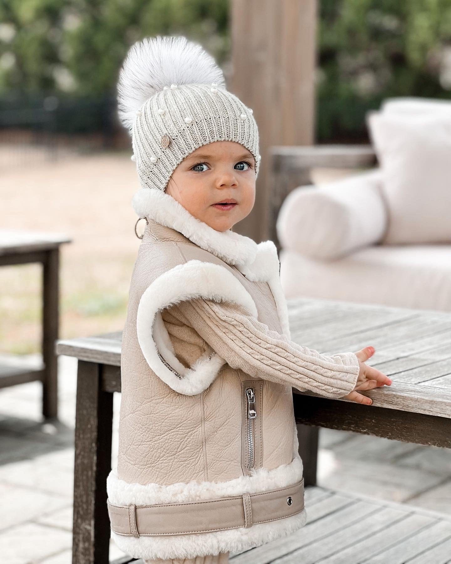Pearl Angora Kids Hat - Image 13