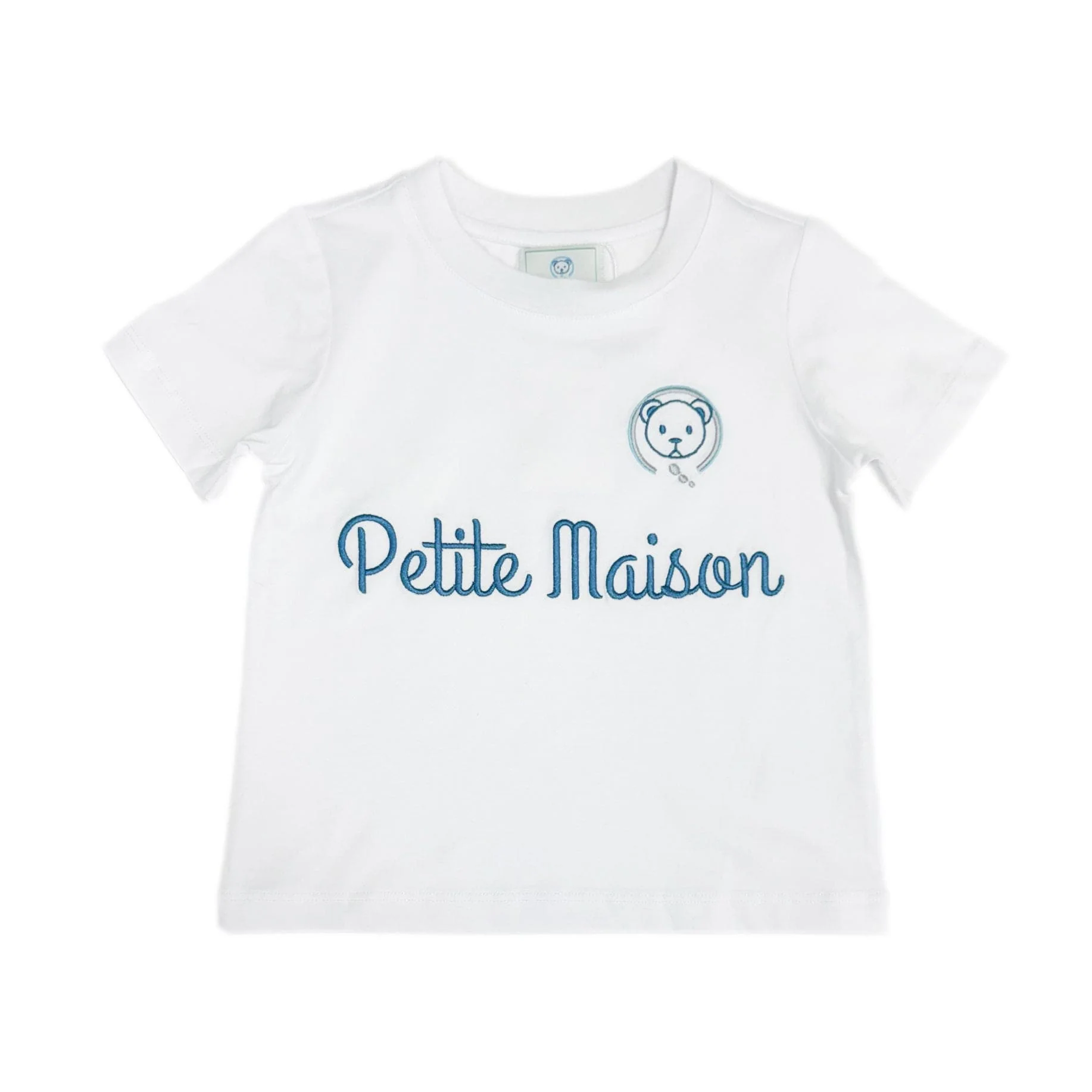 Petite Maison Navy Logo Pima Cotton T-Shirt