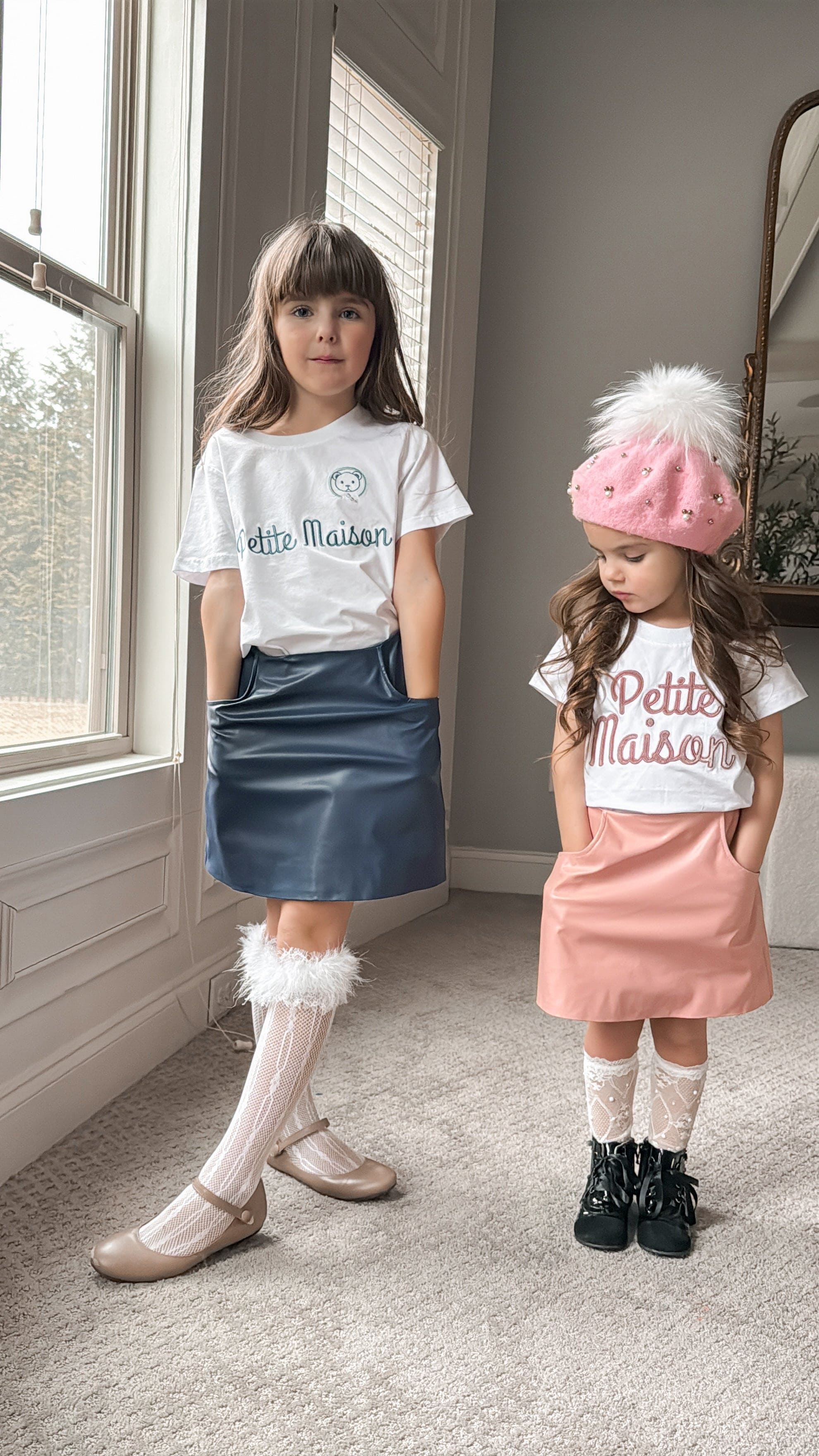 Petite Maison Pink Logo Pima Cotton T-Shirt - Image 9