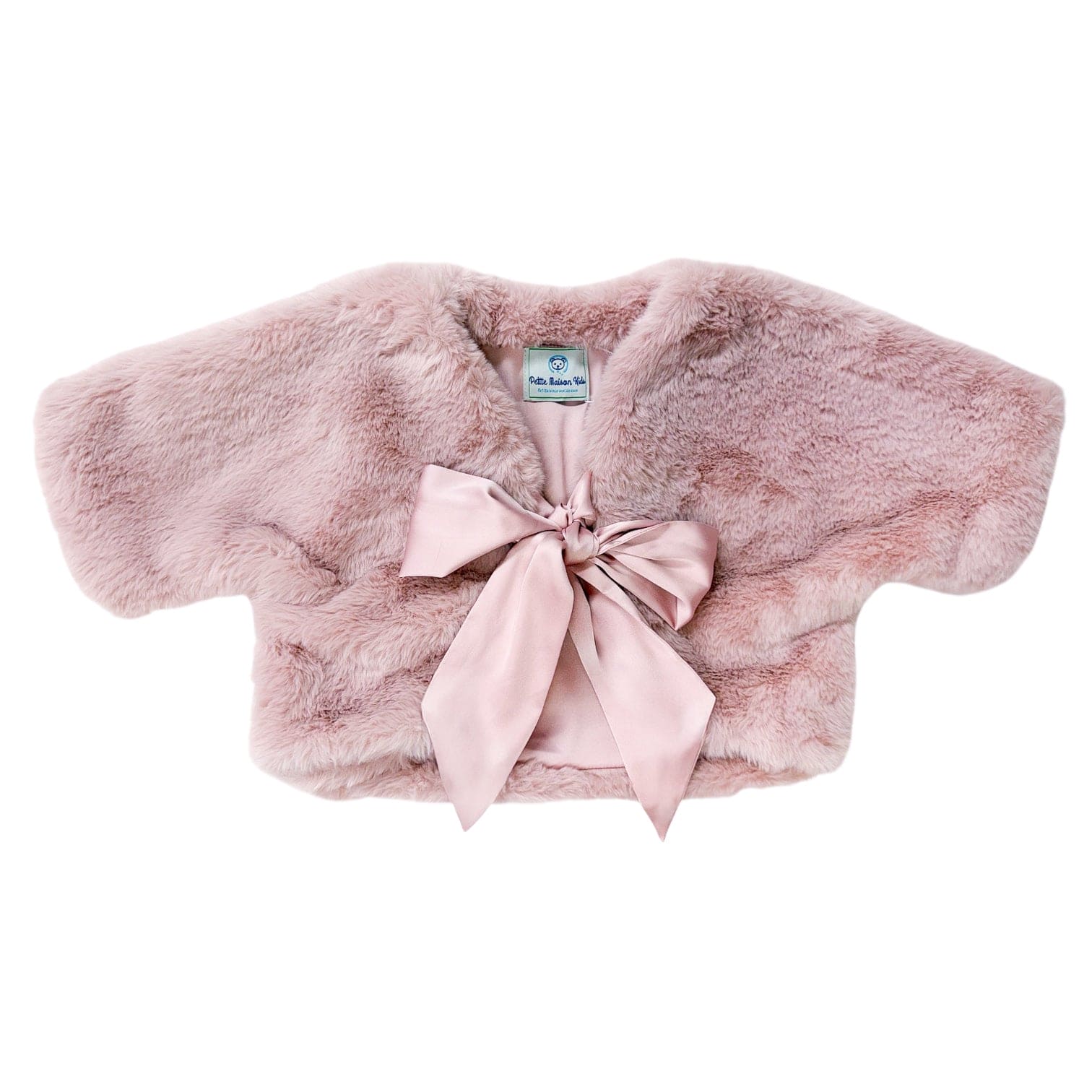 Pink Faux Fur Bolero
