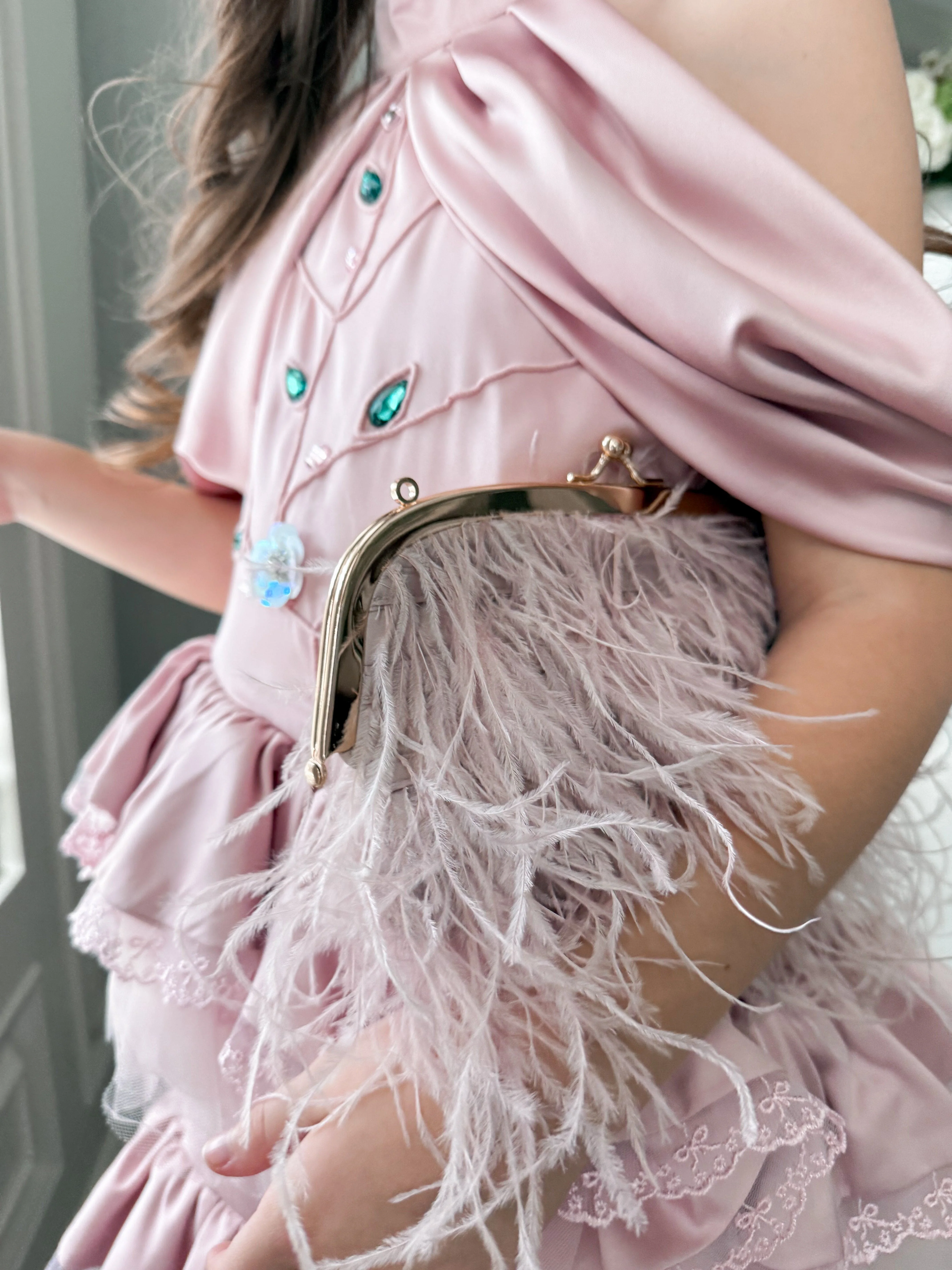 Pink Satin Ballerina Dress - Image 10