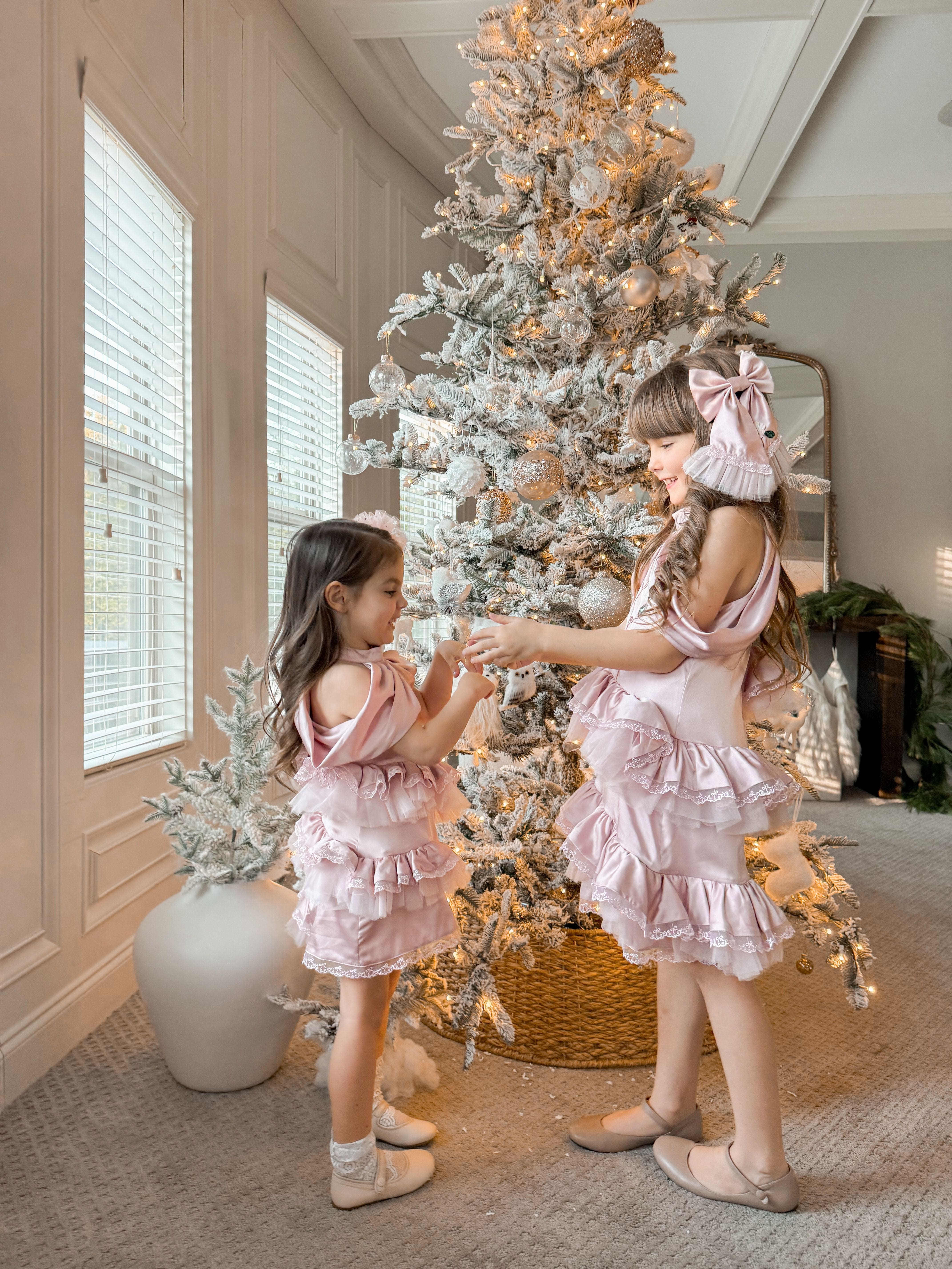 Pink Satin Ballerina Dress - Image 15