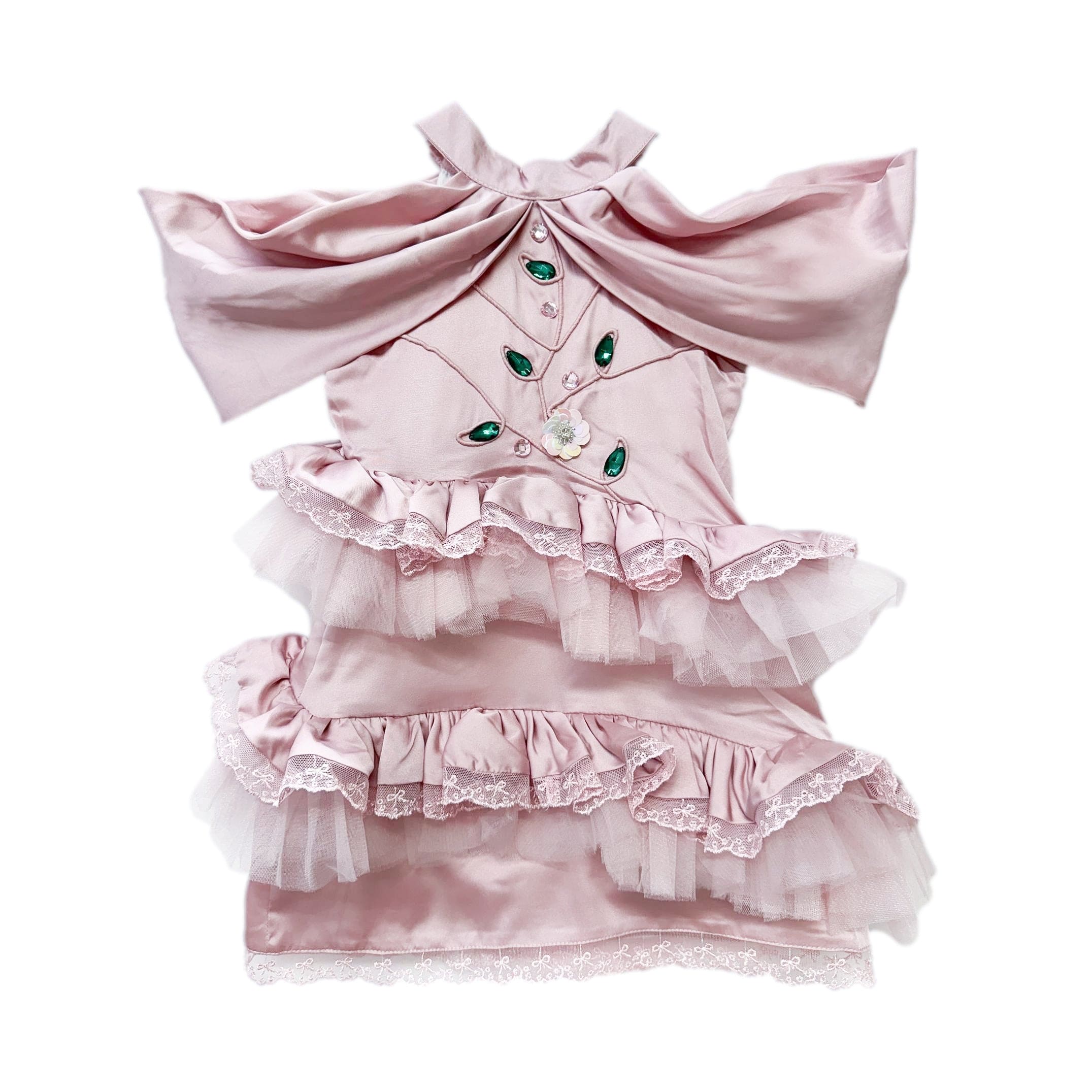 Pink Satin Ballerina Dress - Image 2