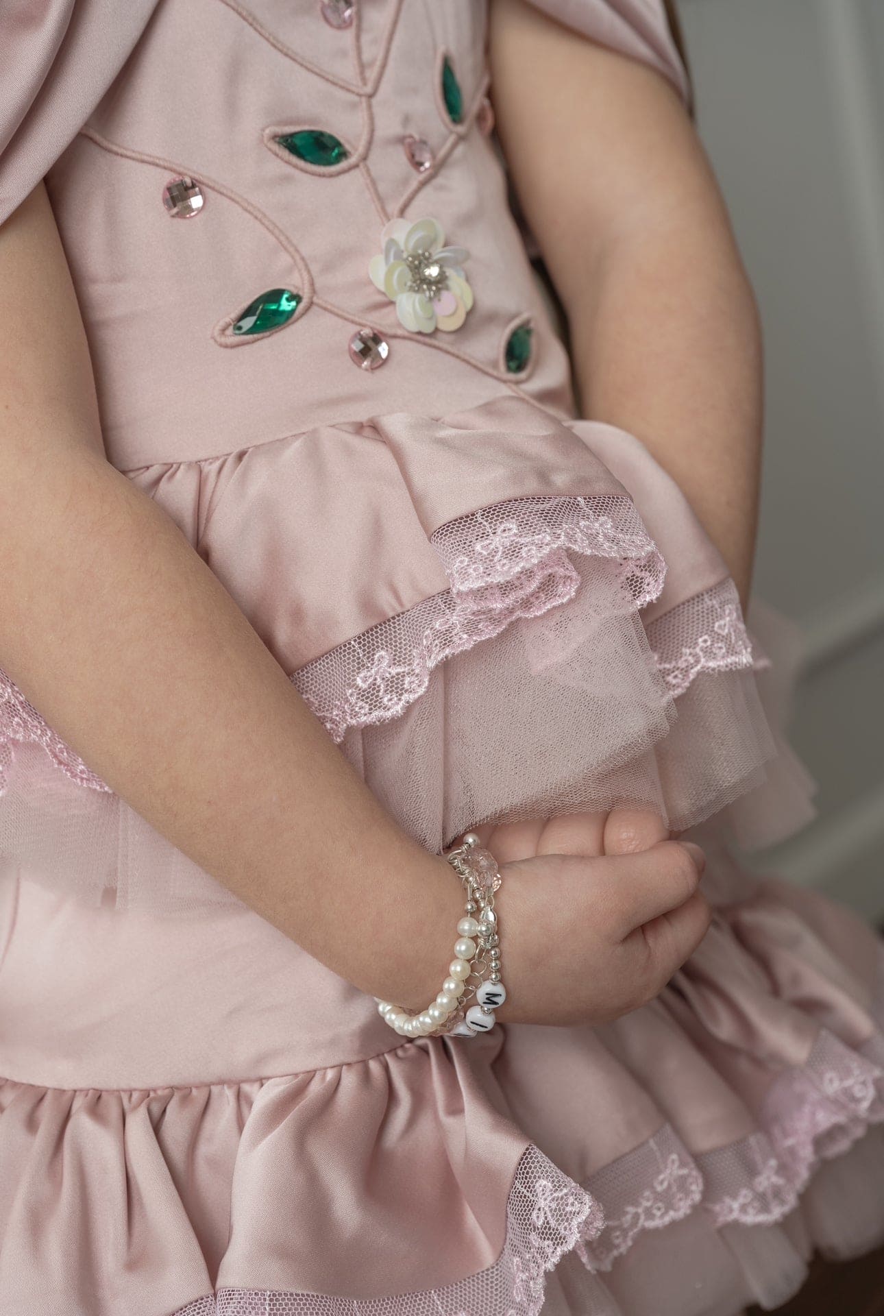 Pink Satin Ballerina Dress - Image 4