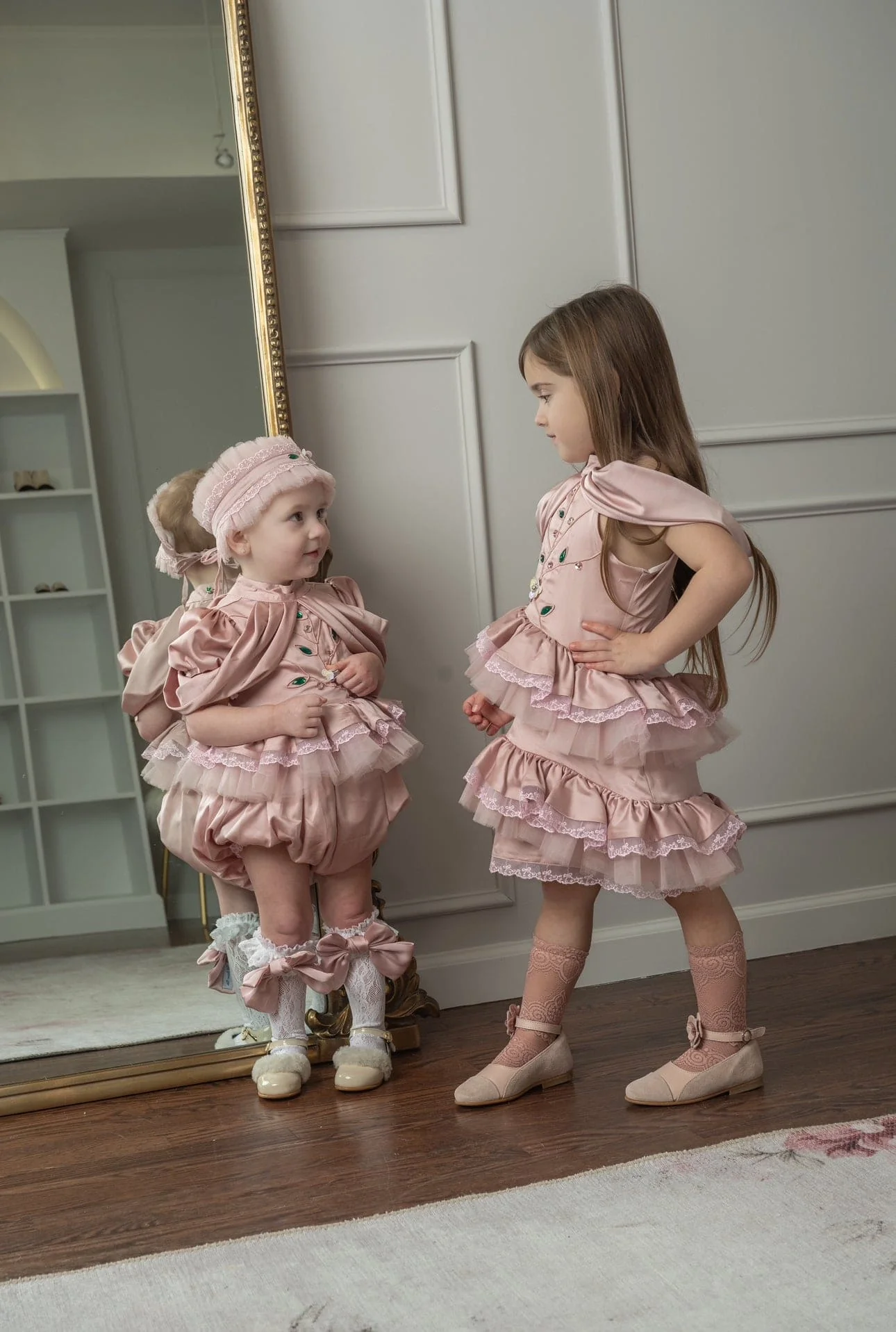 Pink Satin Ballerina Dress - Image 7