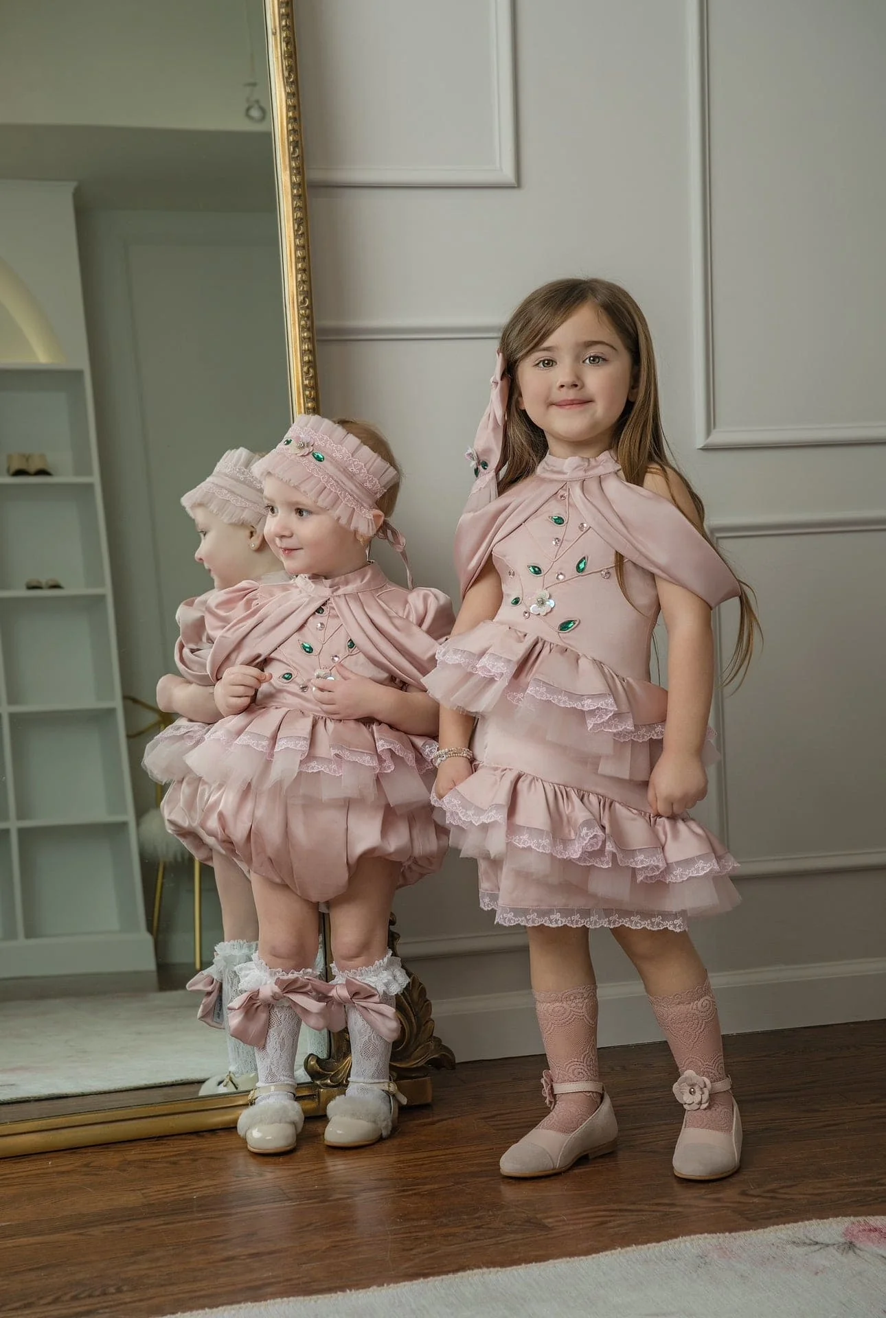 Pink Satin Ballerina Romper - Image 4