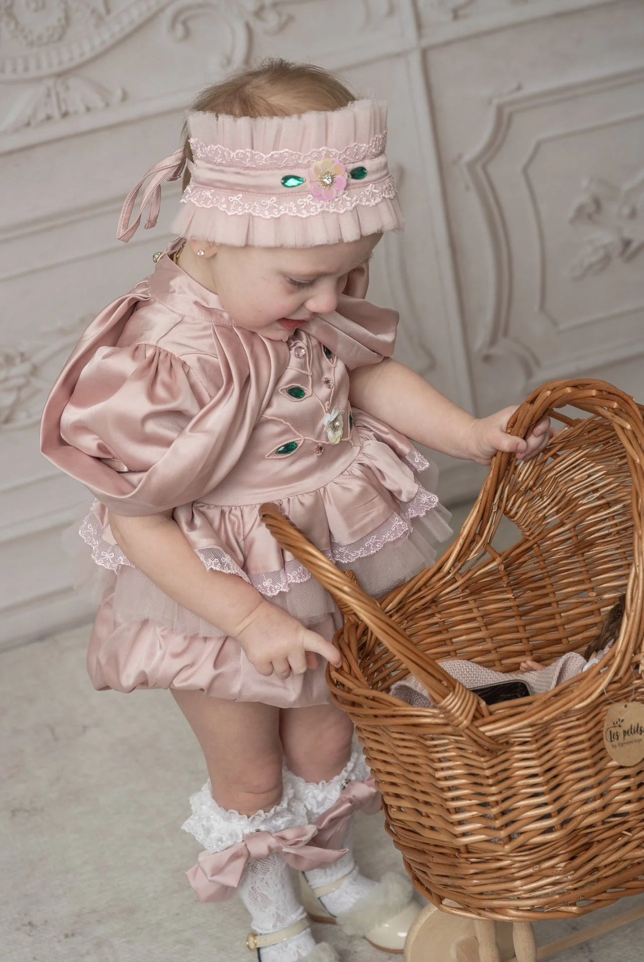 Pink Satin Ballerina Romper - Image 5