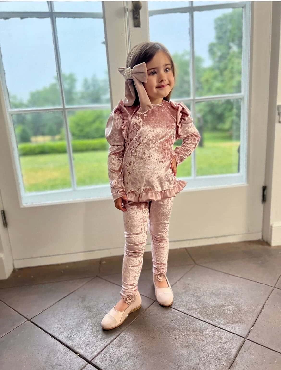 Pink Velour Lounge Set - Image 10