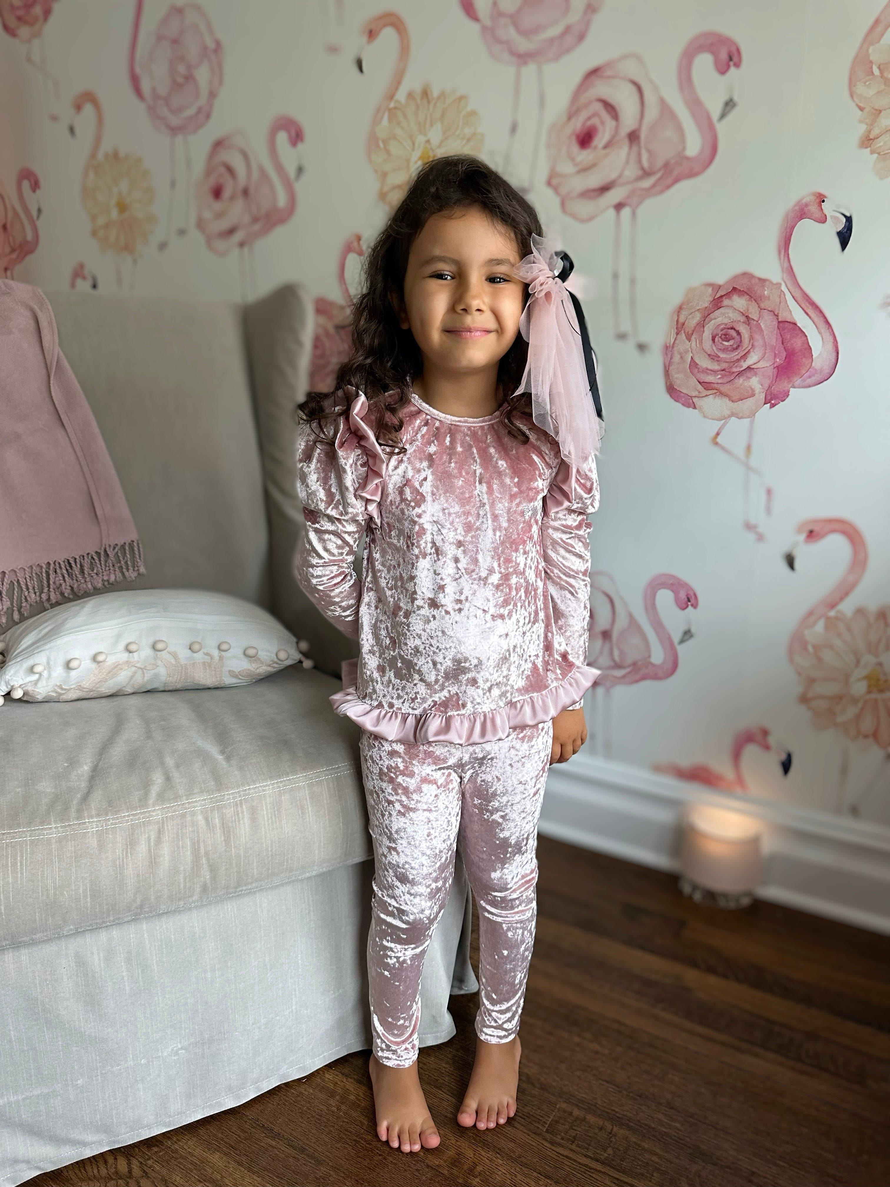 Pink Velour Lounge Set - Image 2