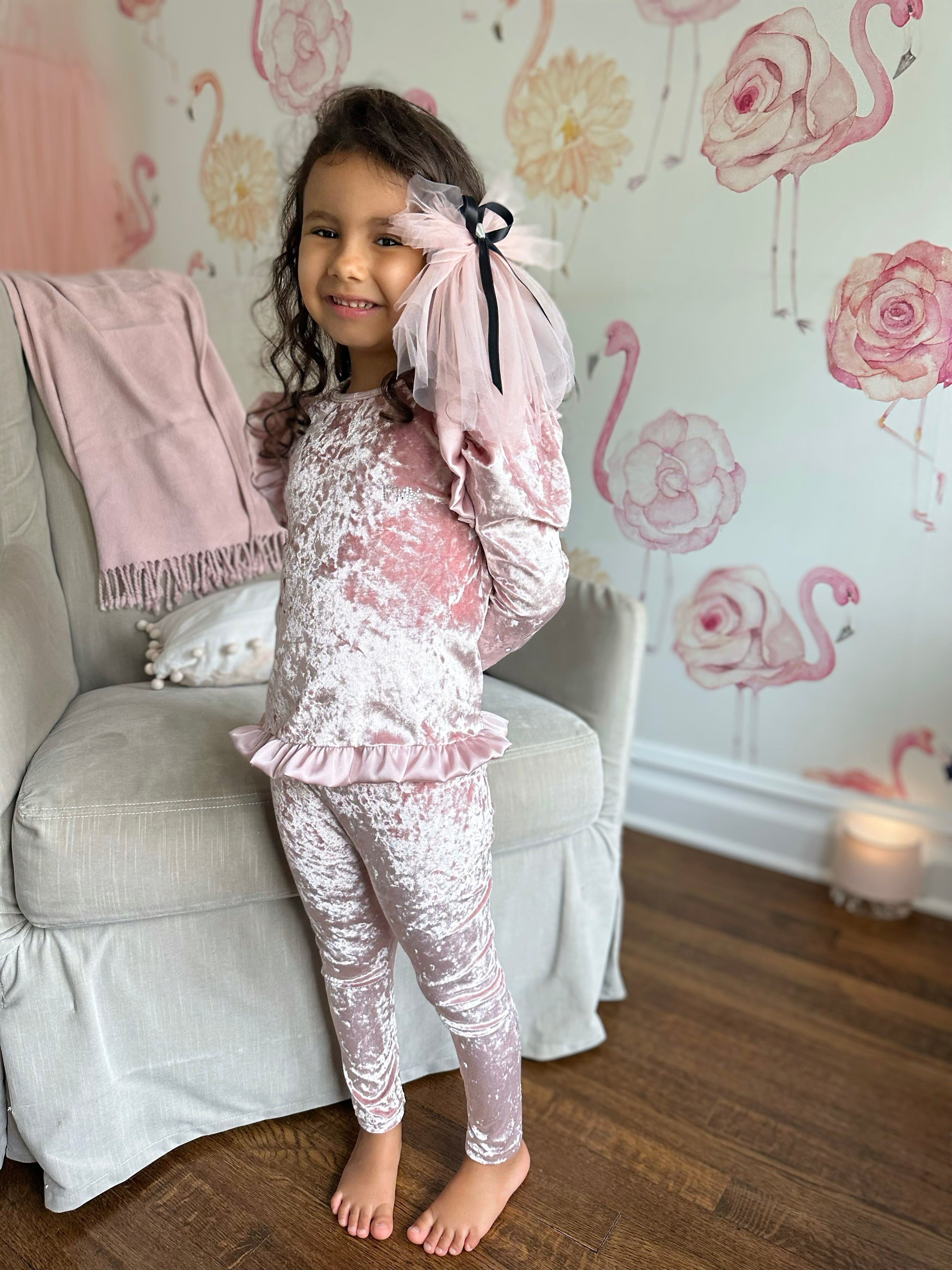 Pink Velour Lounge Set - Image 5