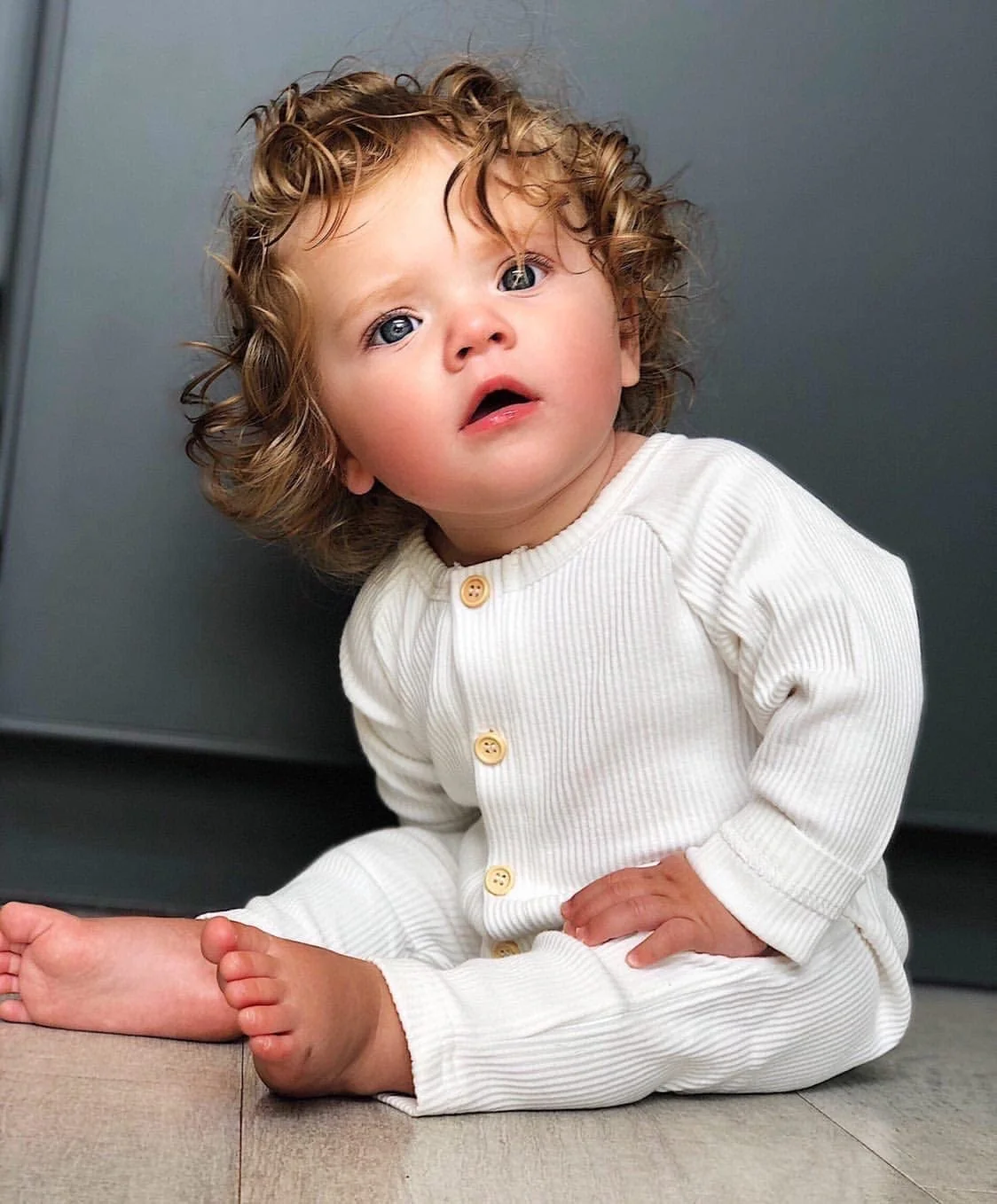 Ribbed Cotton Playsuit - White - Image 8