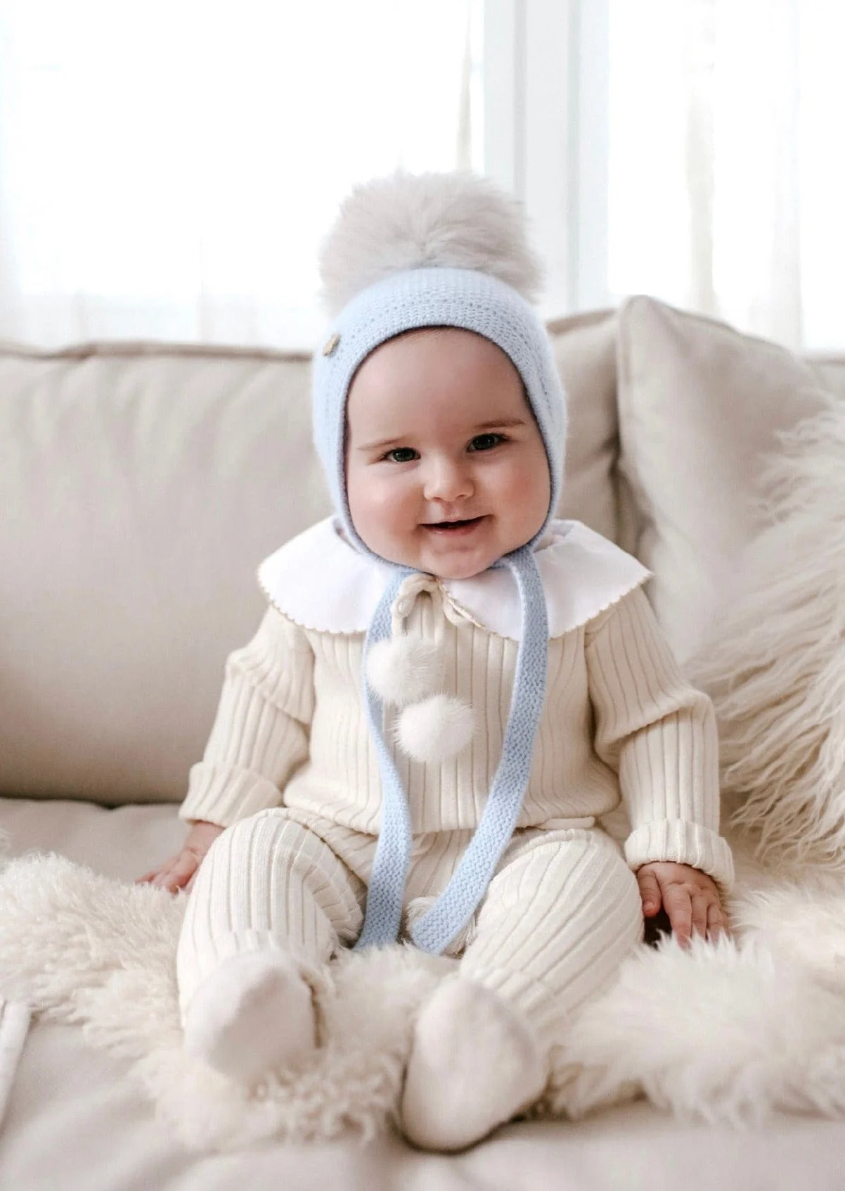 Ruby Ribbed Angora Cream Two Piece Set - Image 10