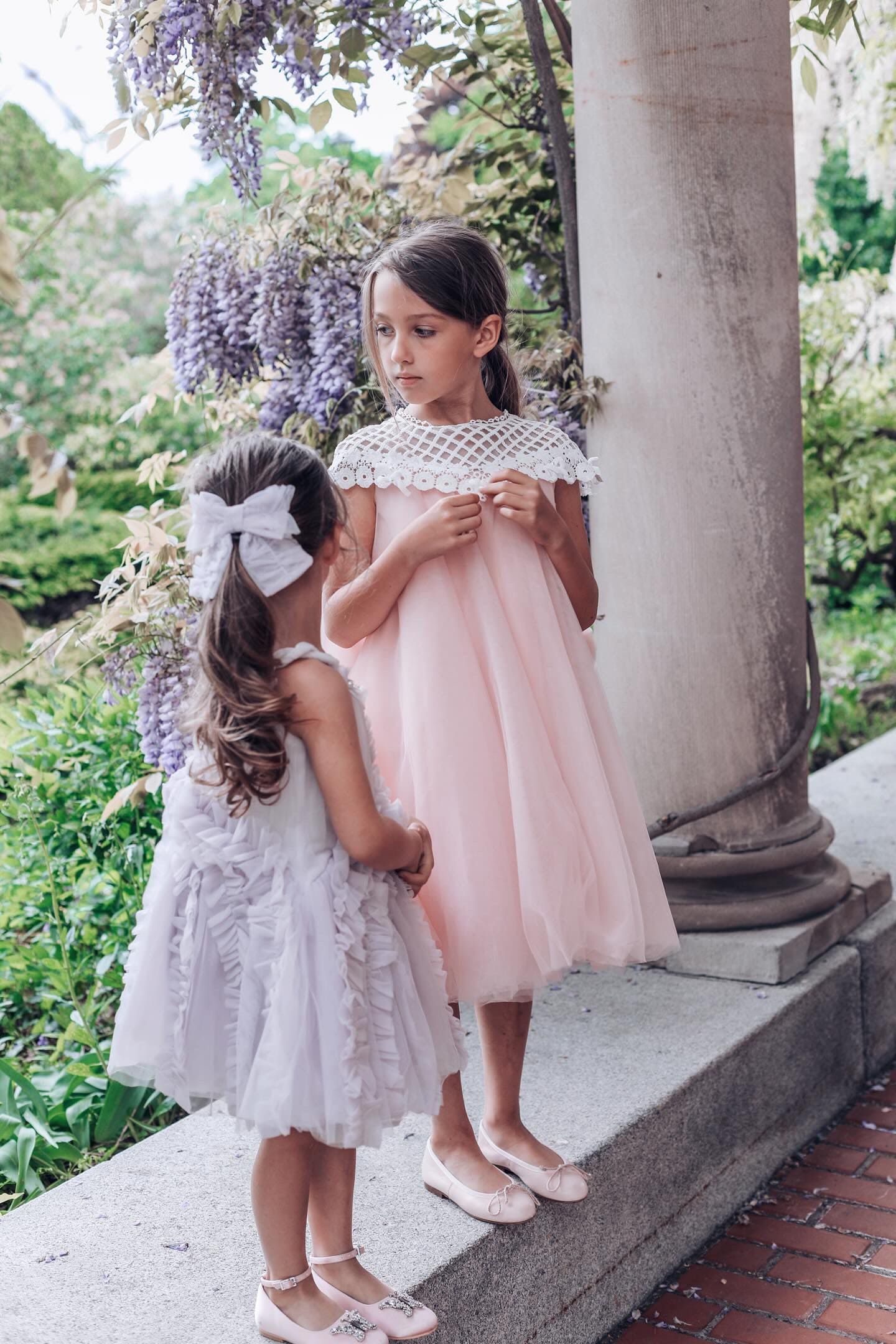 Rosa Pink Tulle Flower Dress - Image 15