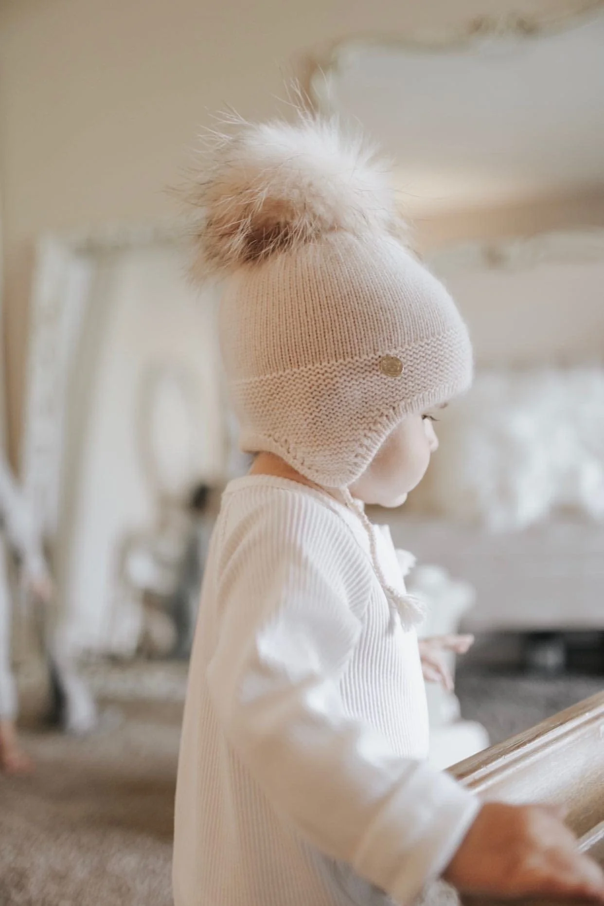 Cashmere Aviator Pom Hat - Image 21