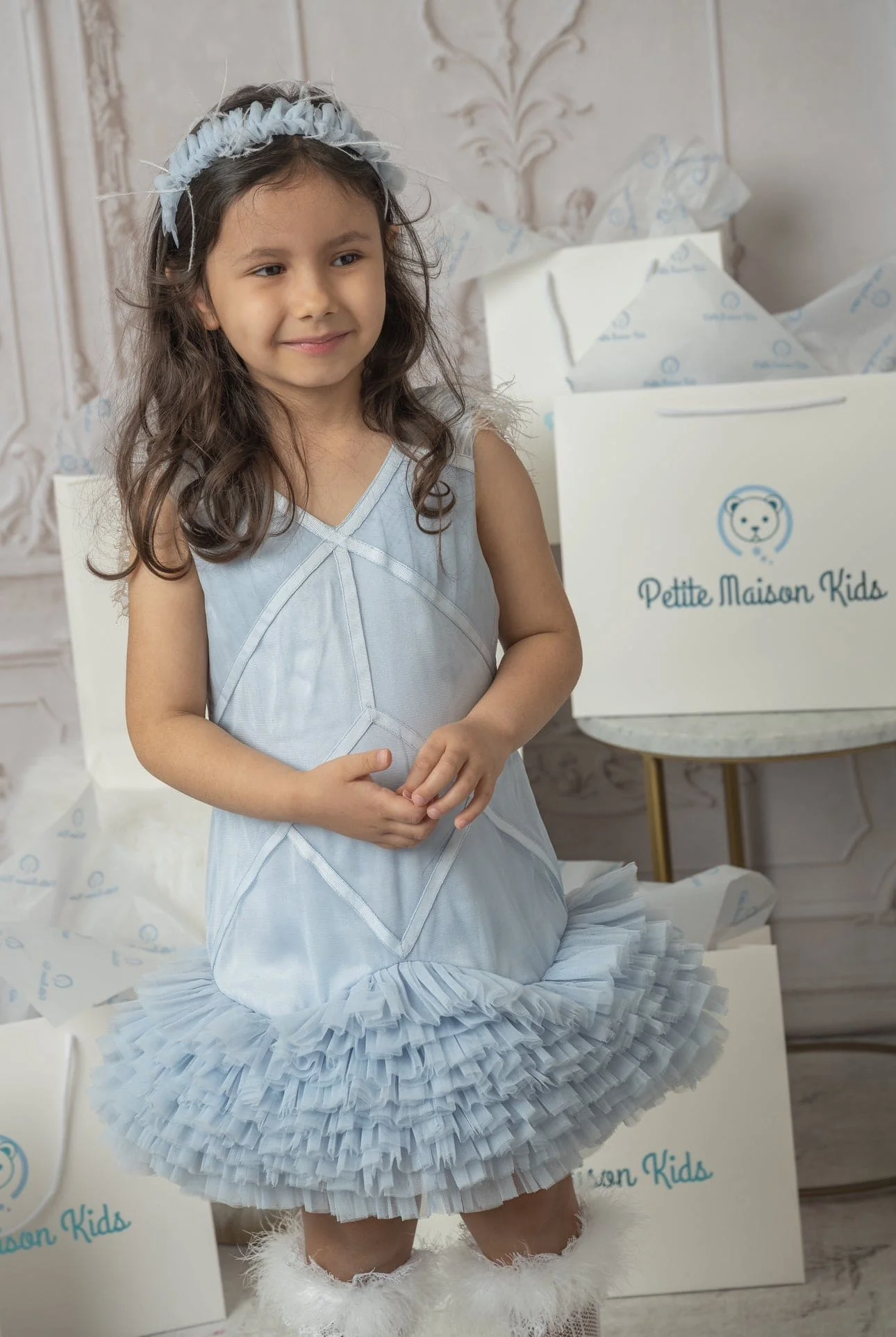 Skylar Blue Tulle Tutu Dress - Image 22