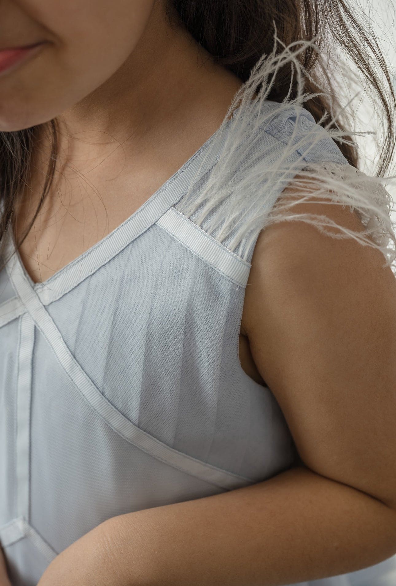 Skylar Blue Tulle Tutu Dress - Image 4