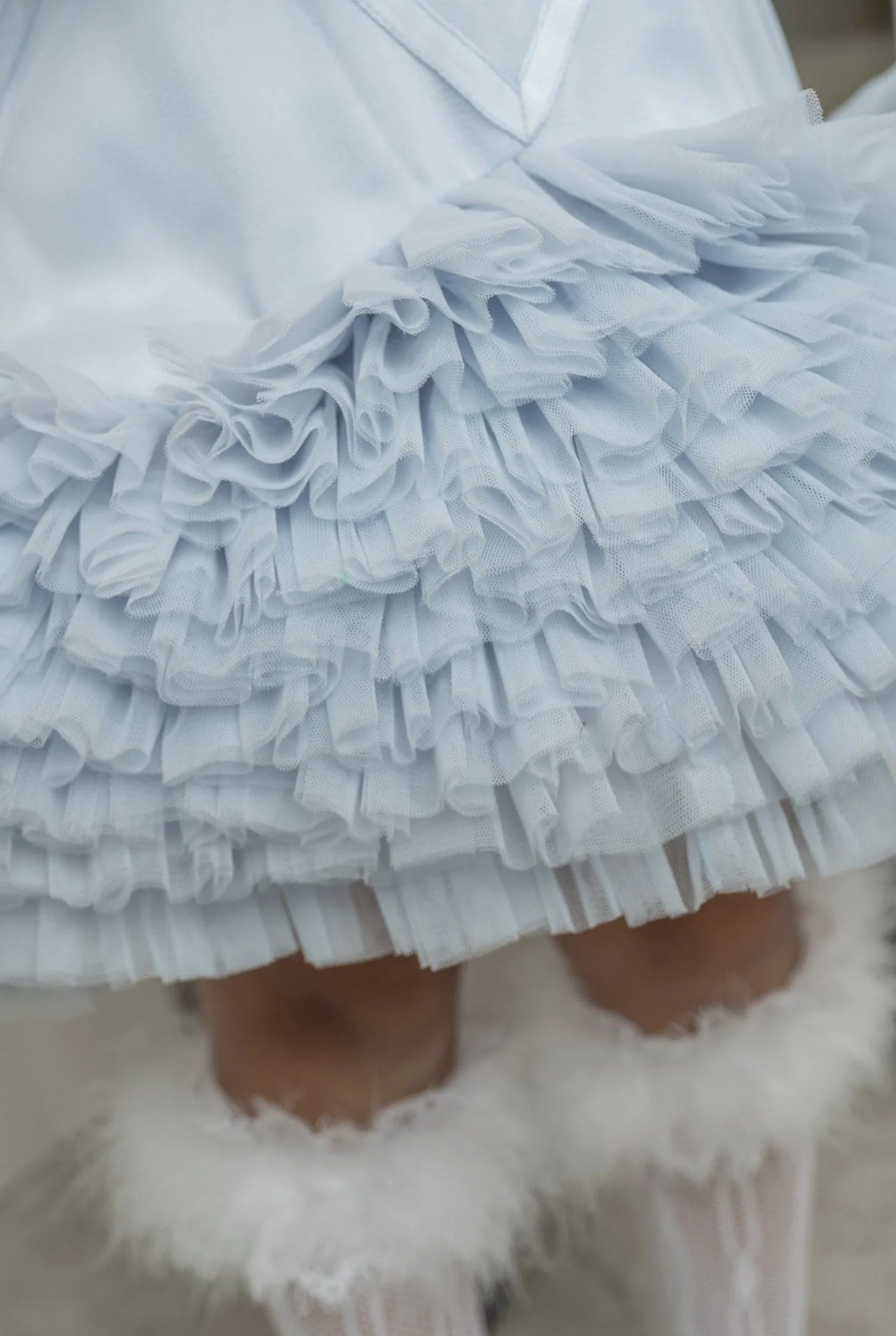 Skylar Blue Tulle Tutu Dress - Image 7