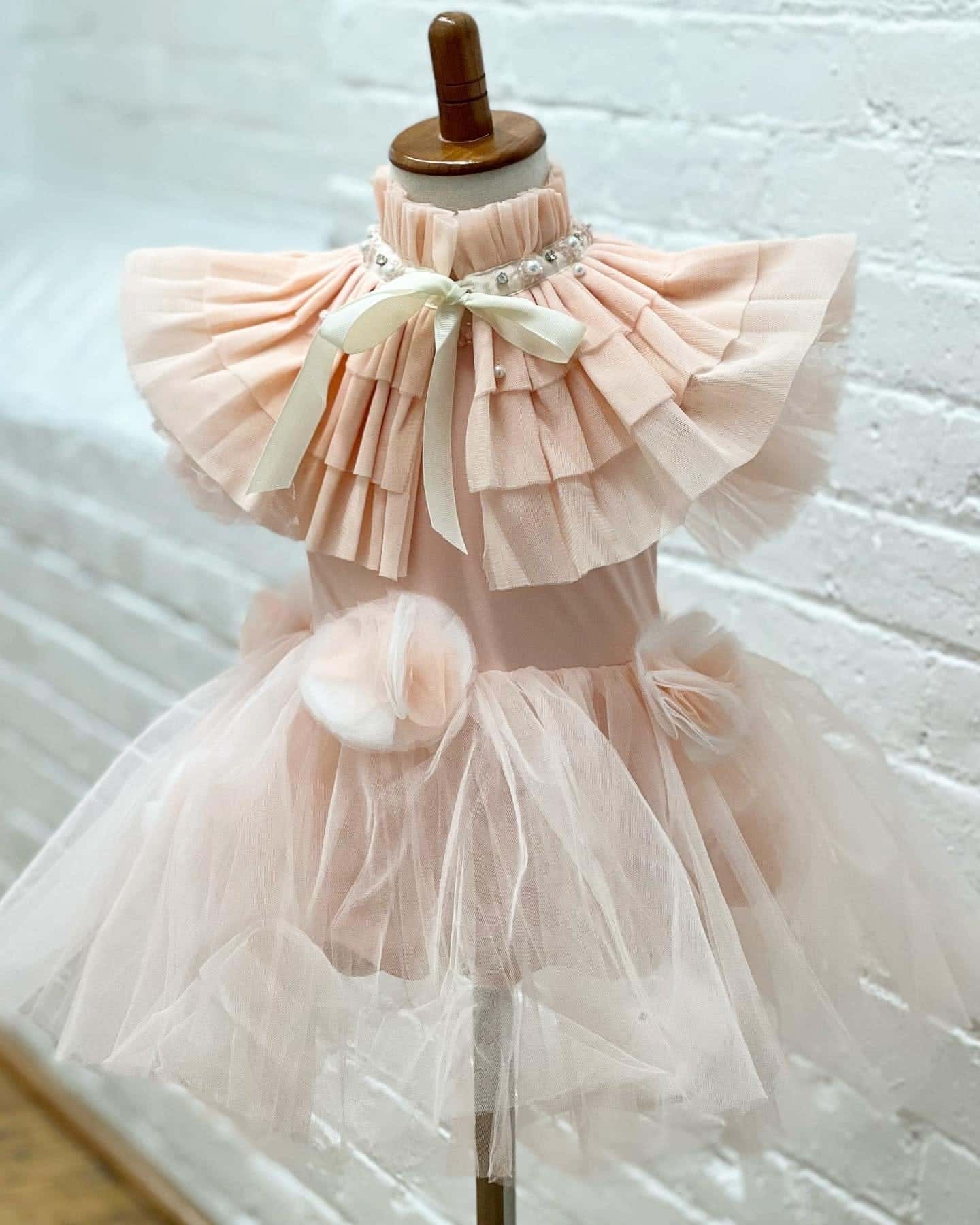 Sugar Plum Victorian Tulle Cape - Image 4
