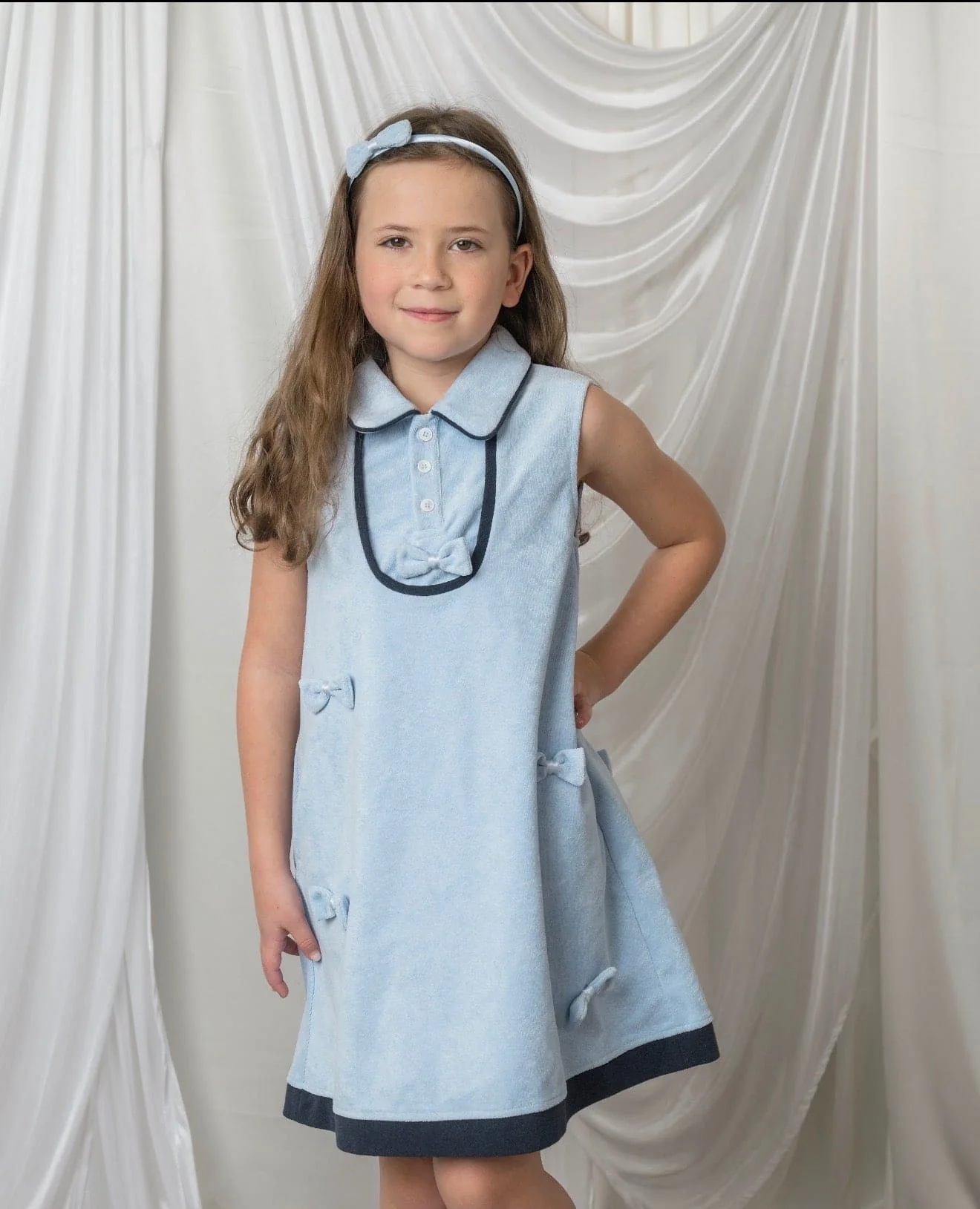 Terry Baby Blue Dress - Image 10