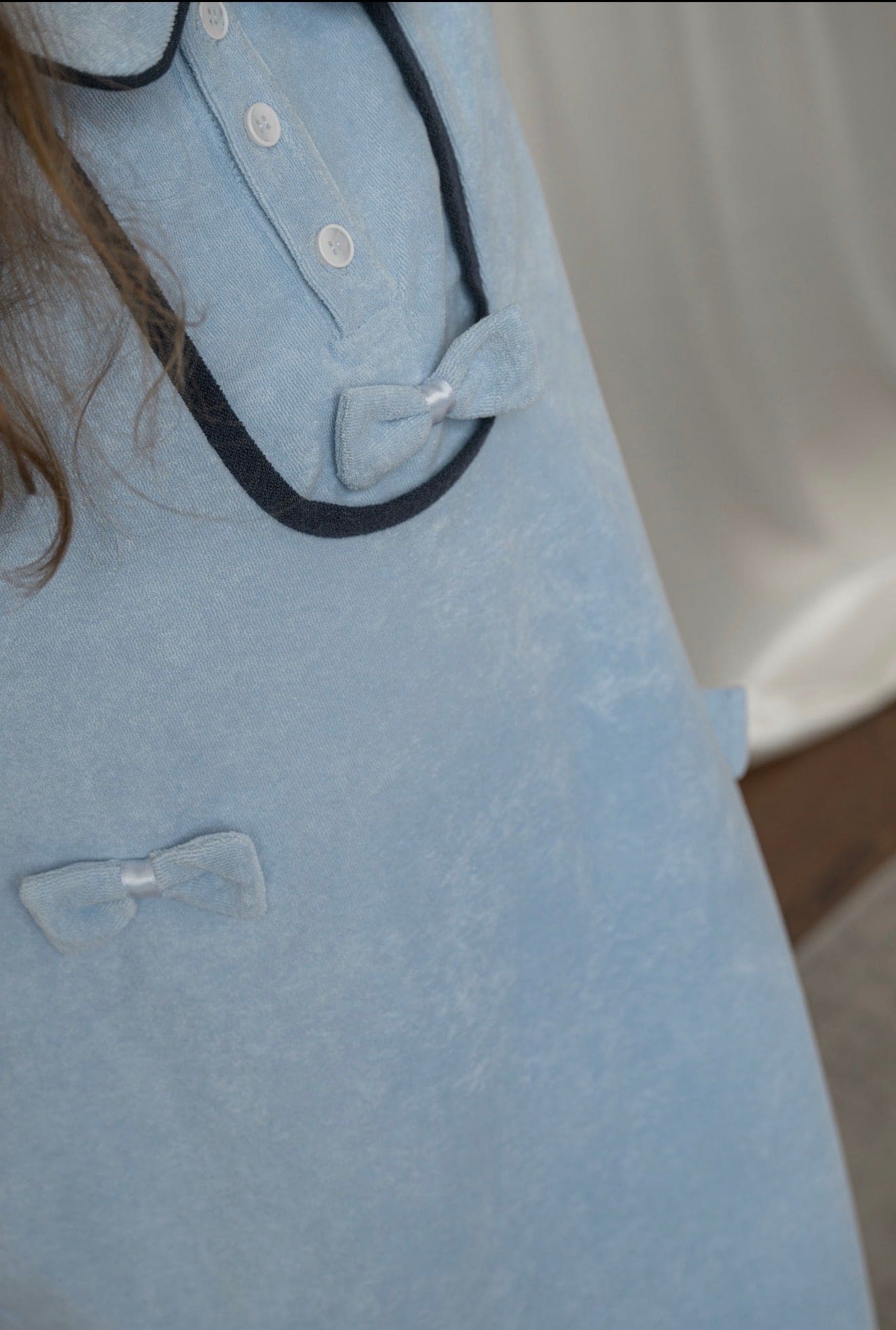 Terry Baby Blue Dress - Image 4