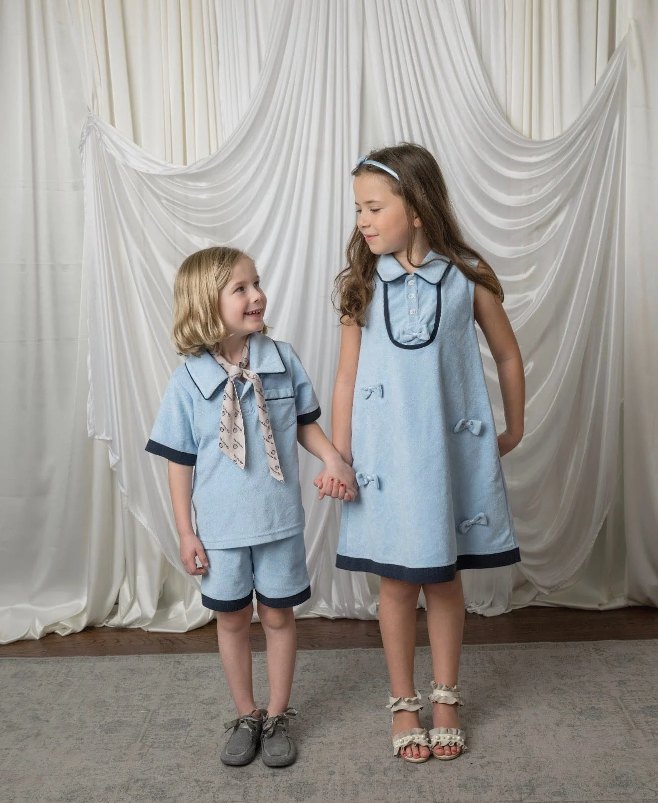 Terry Baby Blue Dress - Image 5