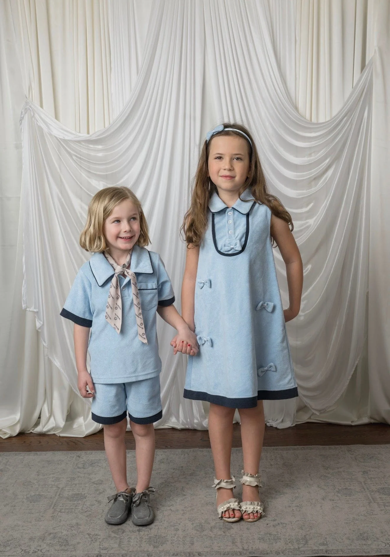 Terry Baby Blue Dress - Image 7