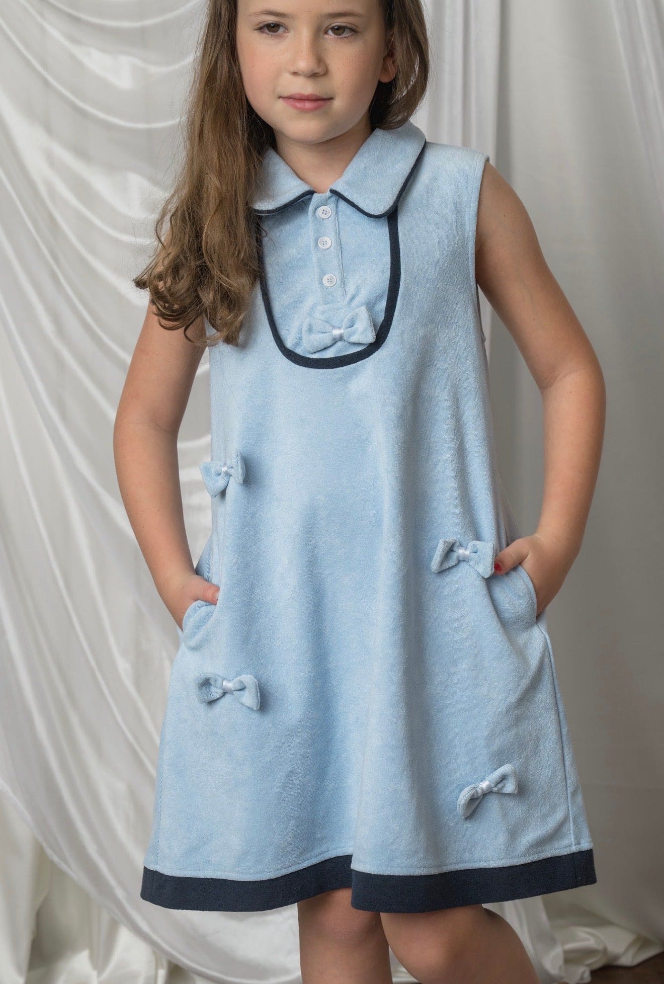 Terry Baby Blue Dress - Image 8