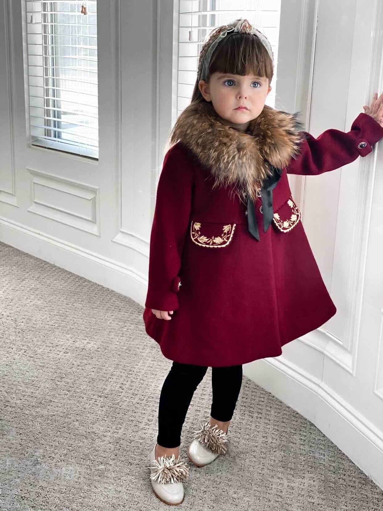 The Empress Garnet Wool Coat - Image 21