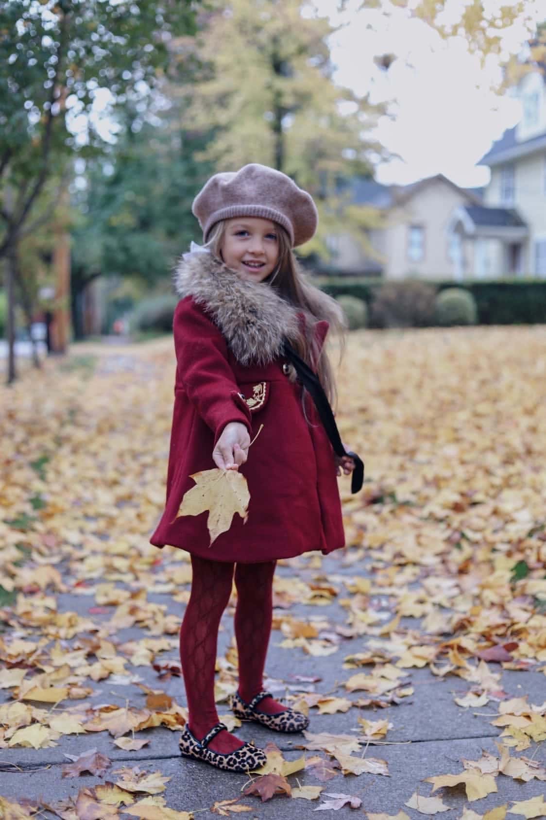 The Empress Garnet Wool Coat - Image 39