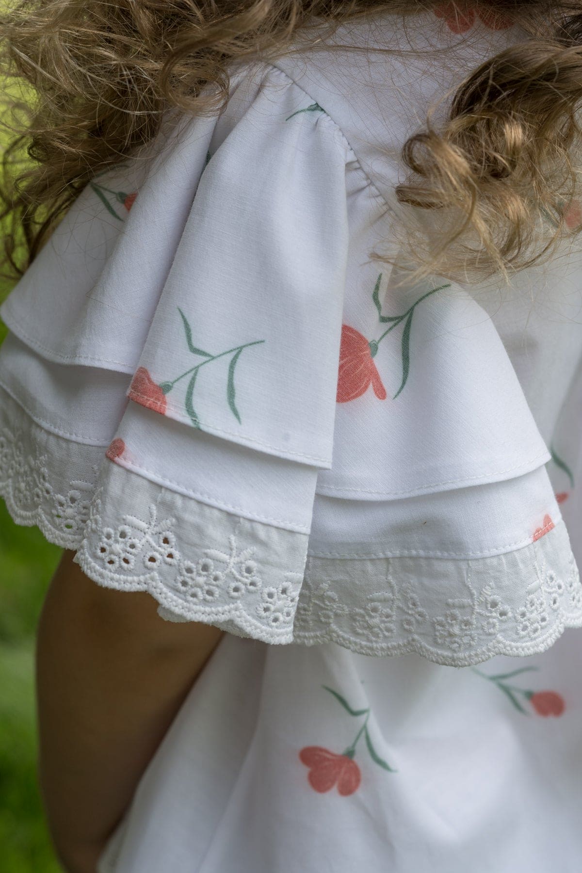 Tulip Cotton Blouse and Shorts Set - Image 4