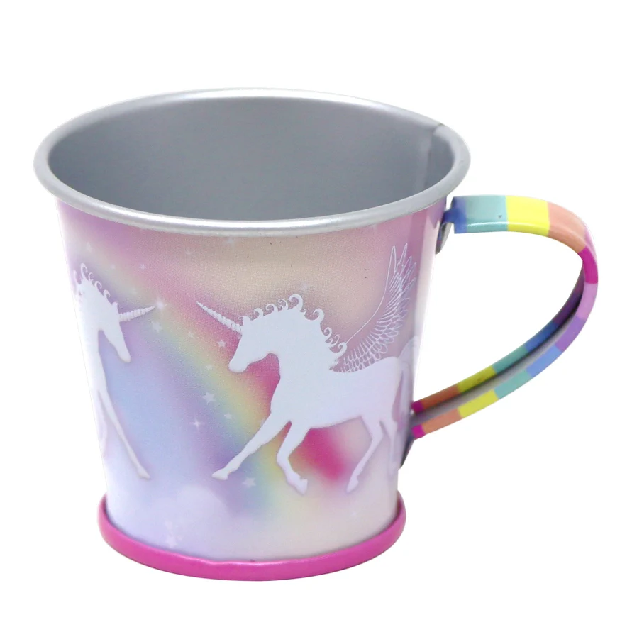Unicorn Dreamer 10 Piece Tin Tea Set in Carry Case - Image 6
