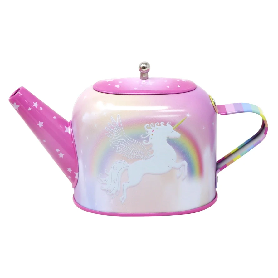 Unicorn Dreamer 10 Piece Tin Tea Set in Carry Case - Image 7