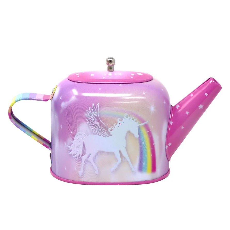Unicorn Dreamer 10 Piece Tin Tea Set in Carry Case - Image 8