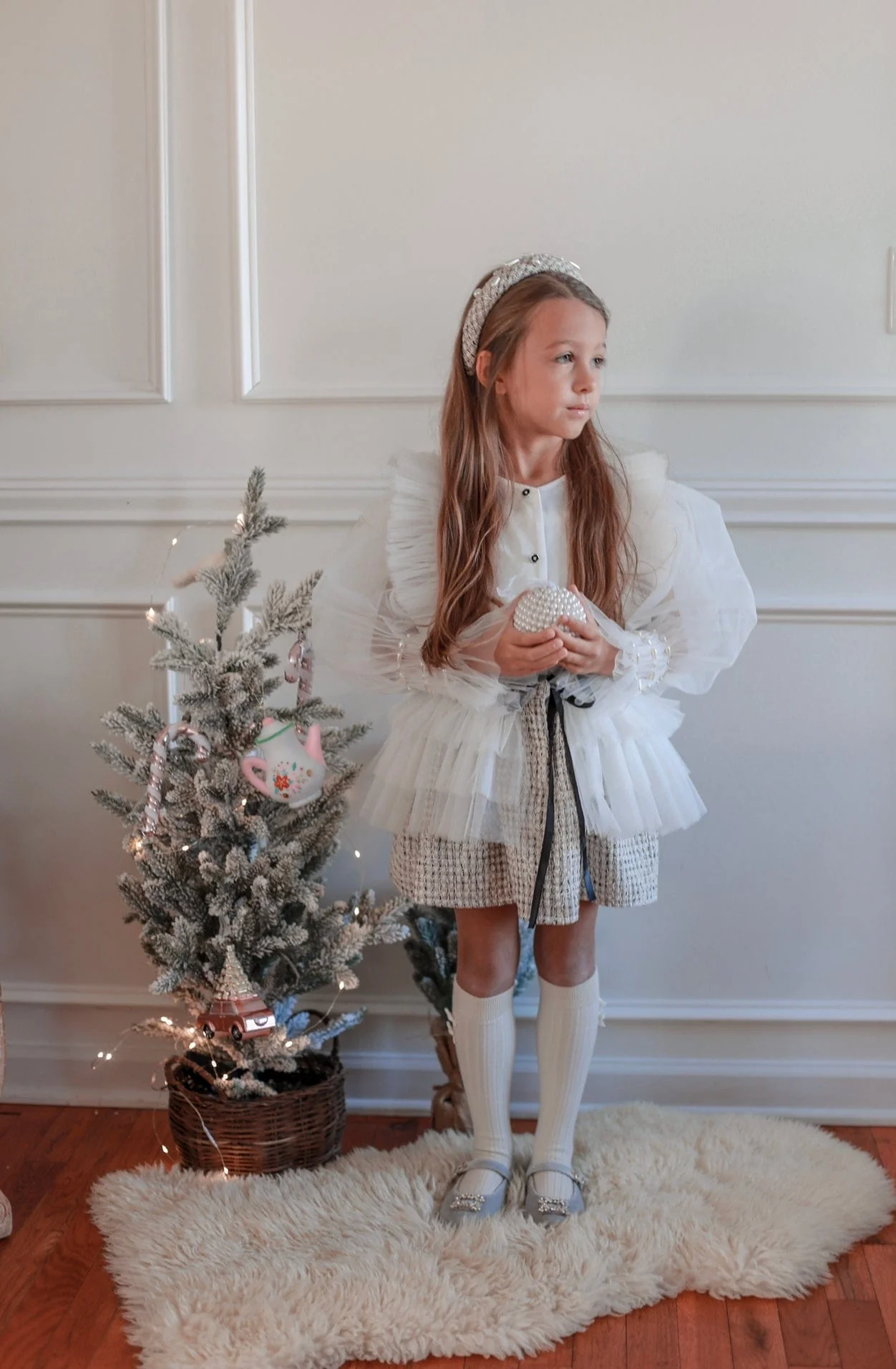 Vera Tweed Blouse and Skirt Set - Image 15