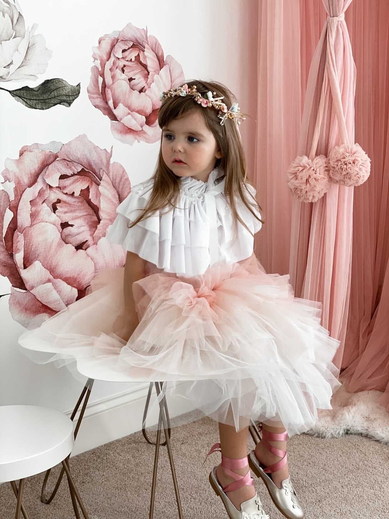 Victorian White Tulle Cape - Image 3