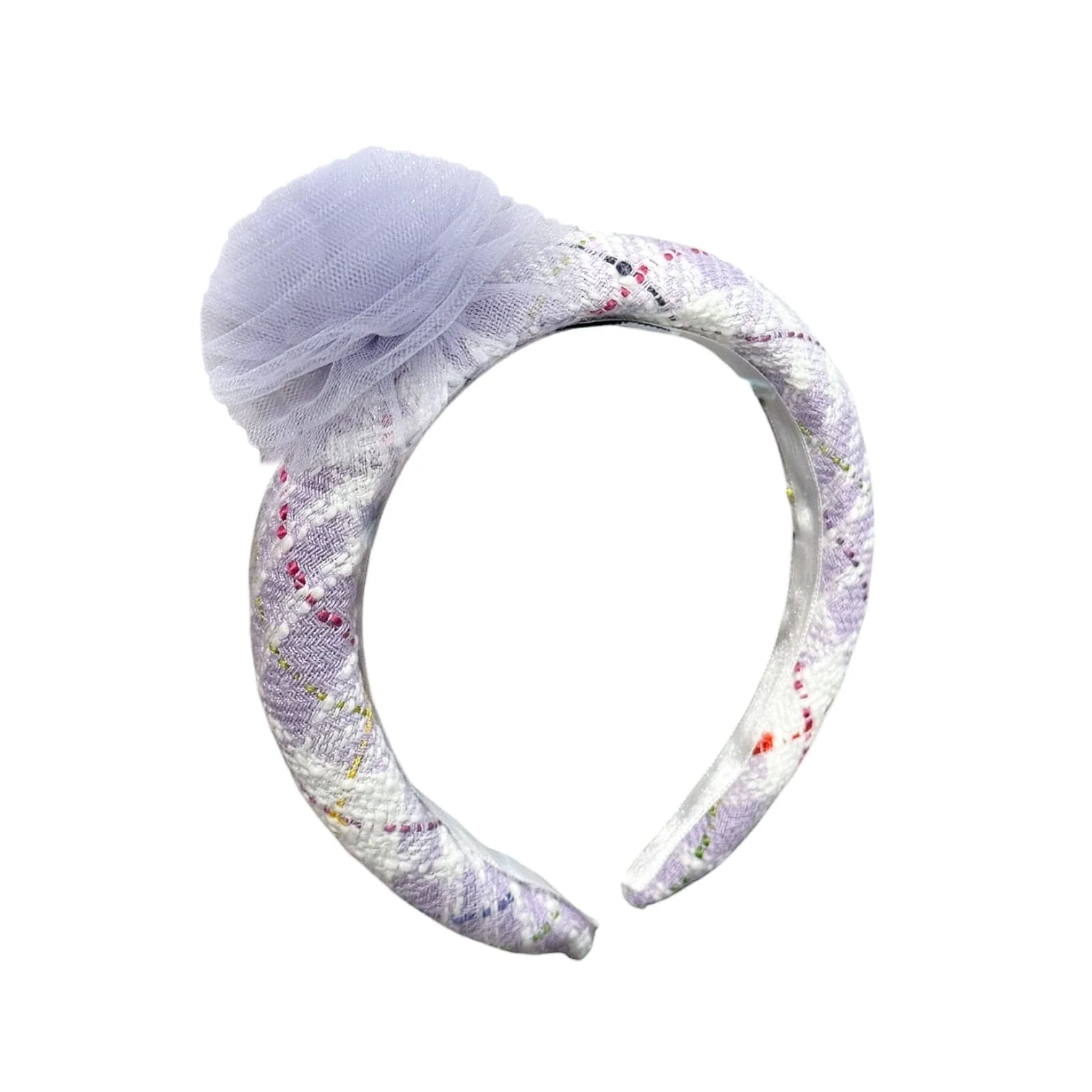 Violet Tweed Headband