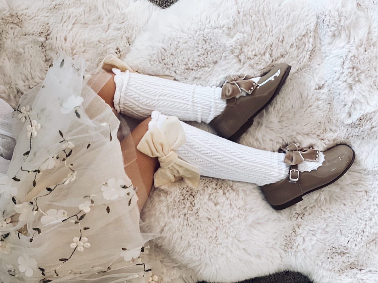 White Knee High Socks - Image 15