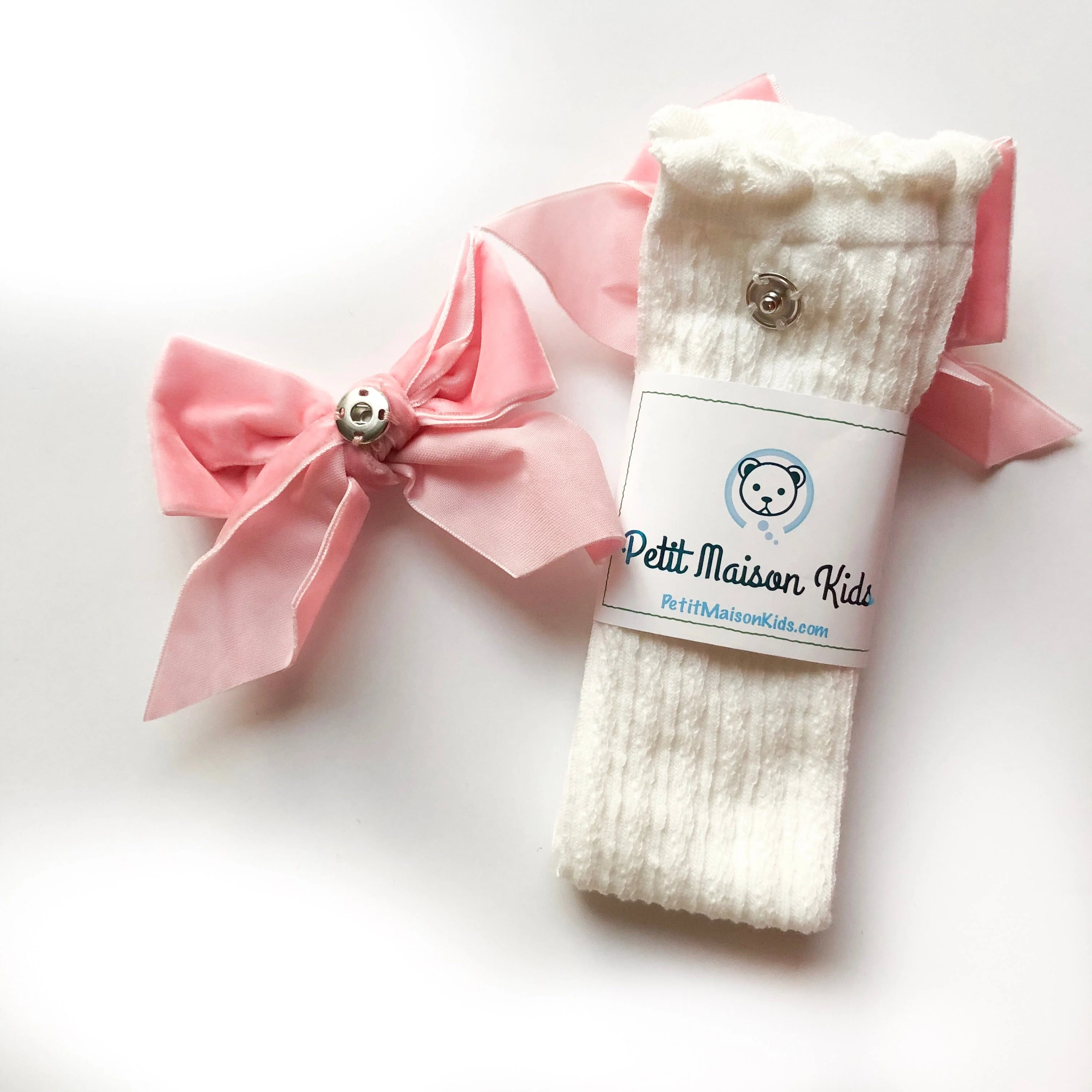 White Knee High Socks - Image 16