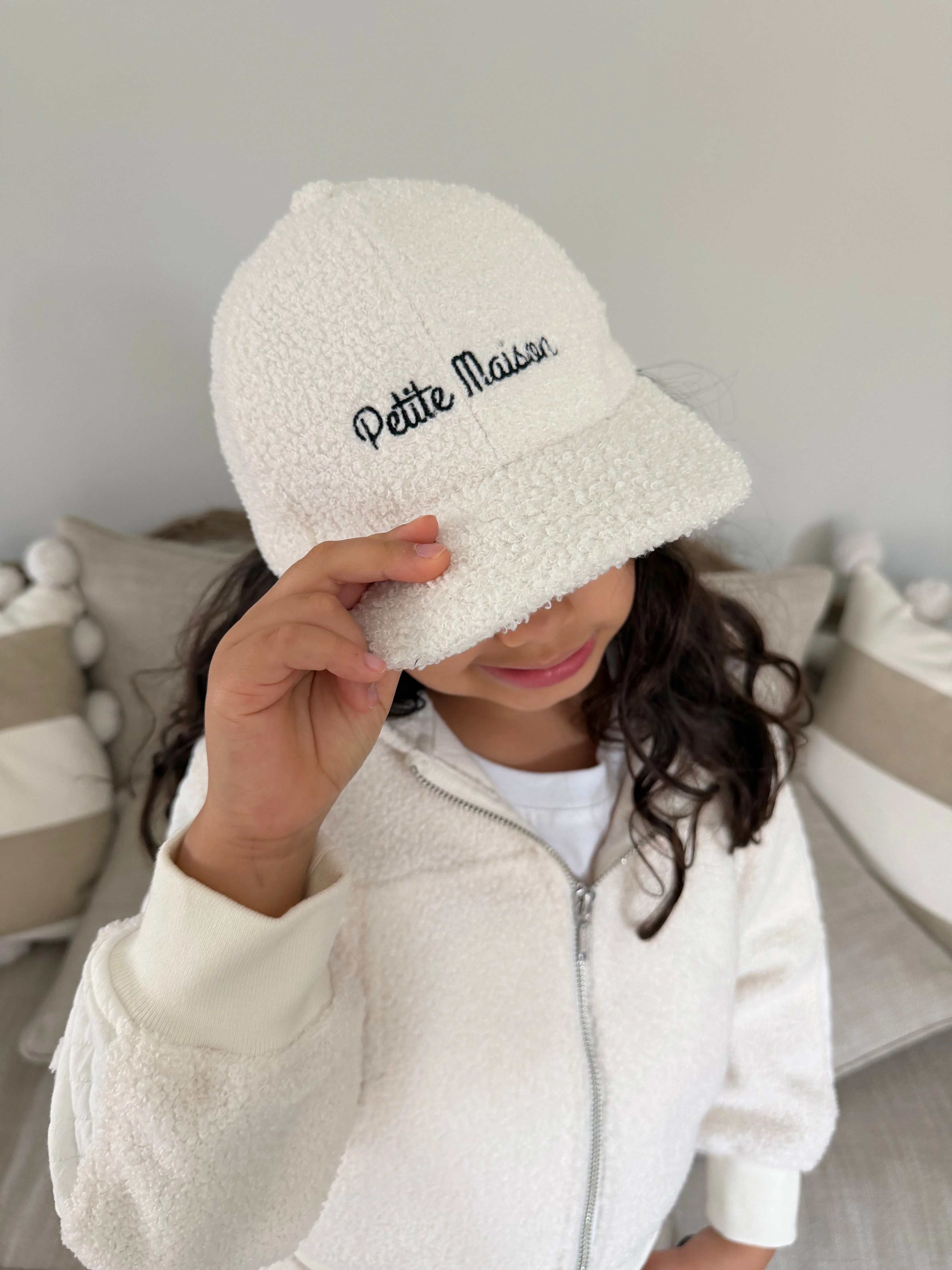 White Teddy Petite Maison Logo Cap - Image 7